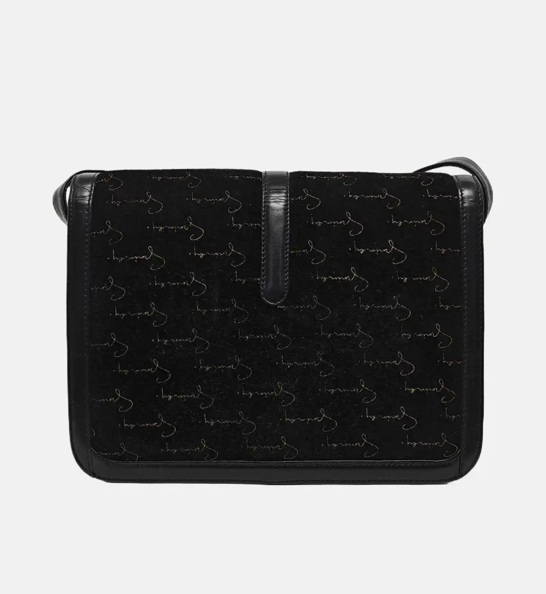 Givenchy GIVENCHY tote bag black suede print shoulder bag gold hardware Size ONE SIZE - 5 Thumbnail