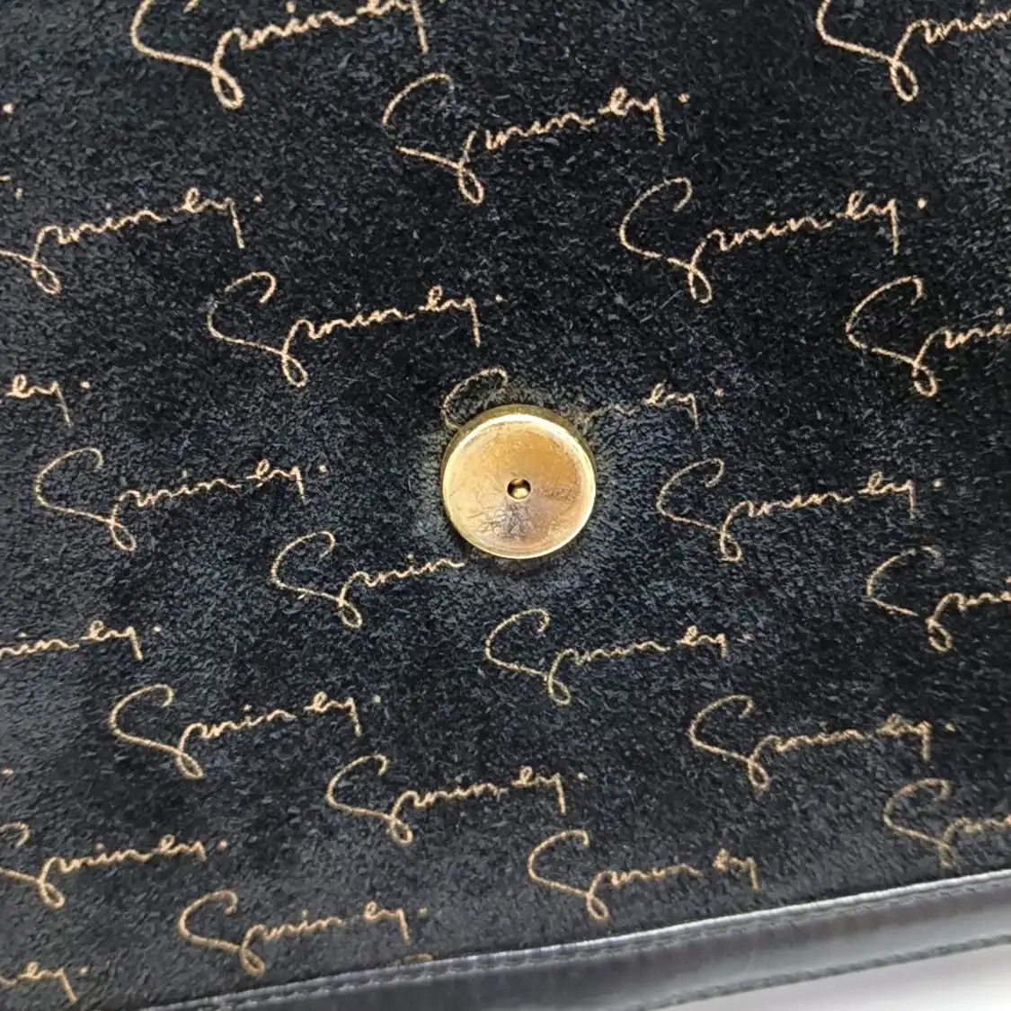 Givenchy GIVENCHY tote bag black suede print shoulder bag gold hardware Size ONE SIZE - 9 Thumbnail