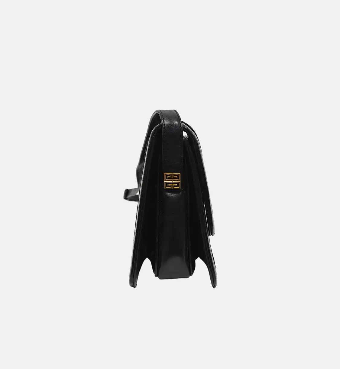 Givenchy GIVENCHY tote bag black suede print shoulder bag gold hardware Size ONE SIZE - 4 Thumbnail
