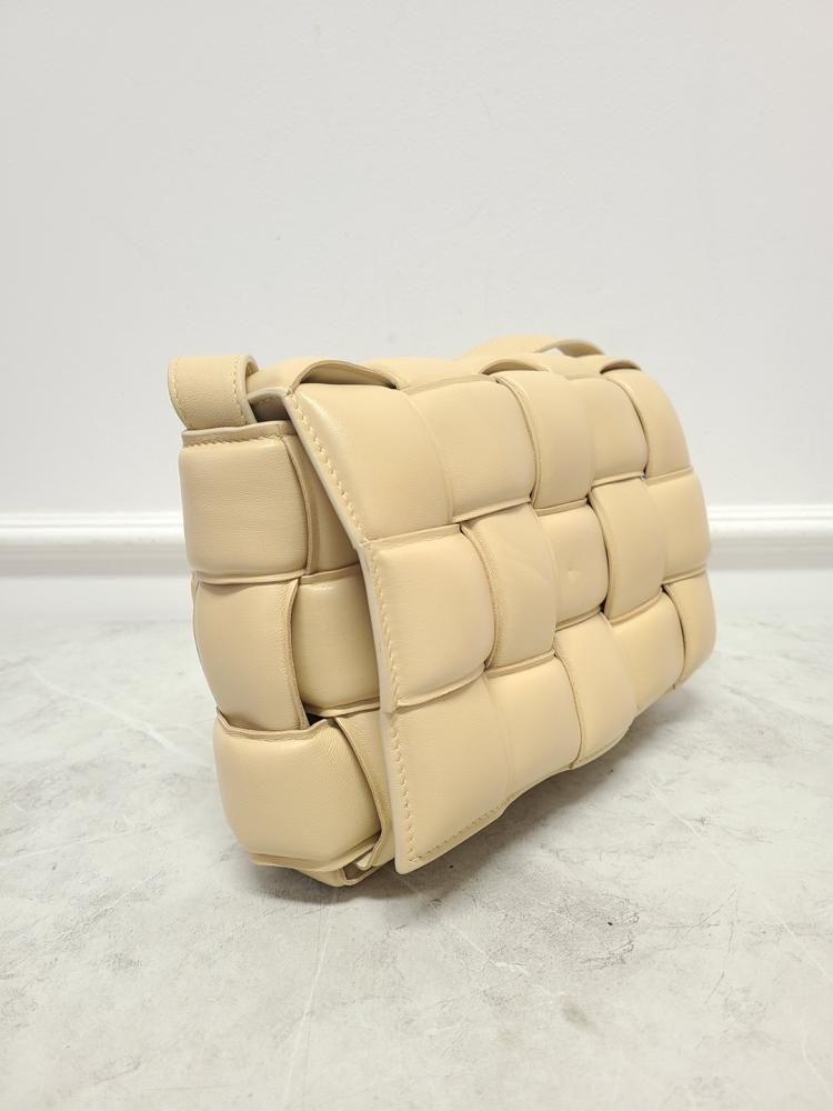 Bottega Veneta Padded Cassette Bag with Weaving in Gold Size ONE SIZE - 4 Thumbnail