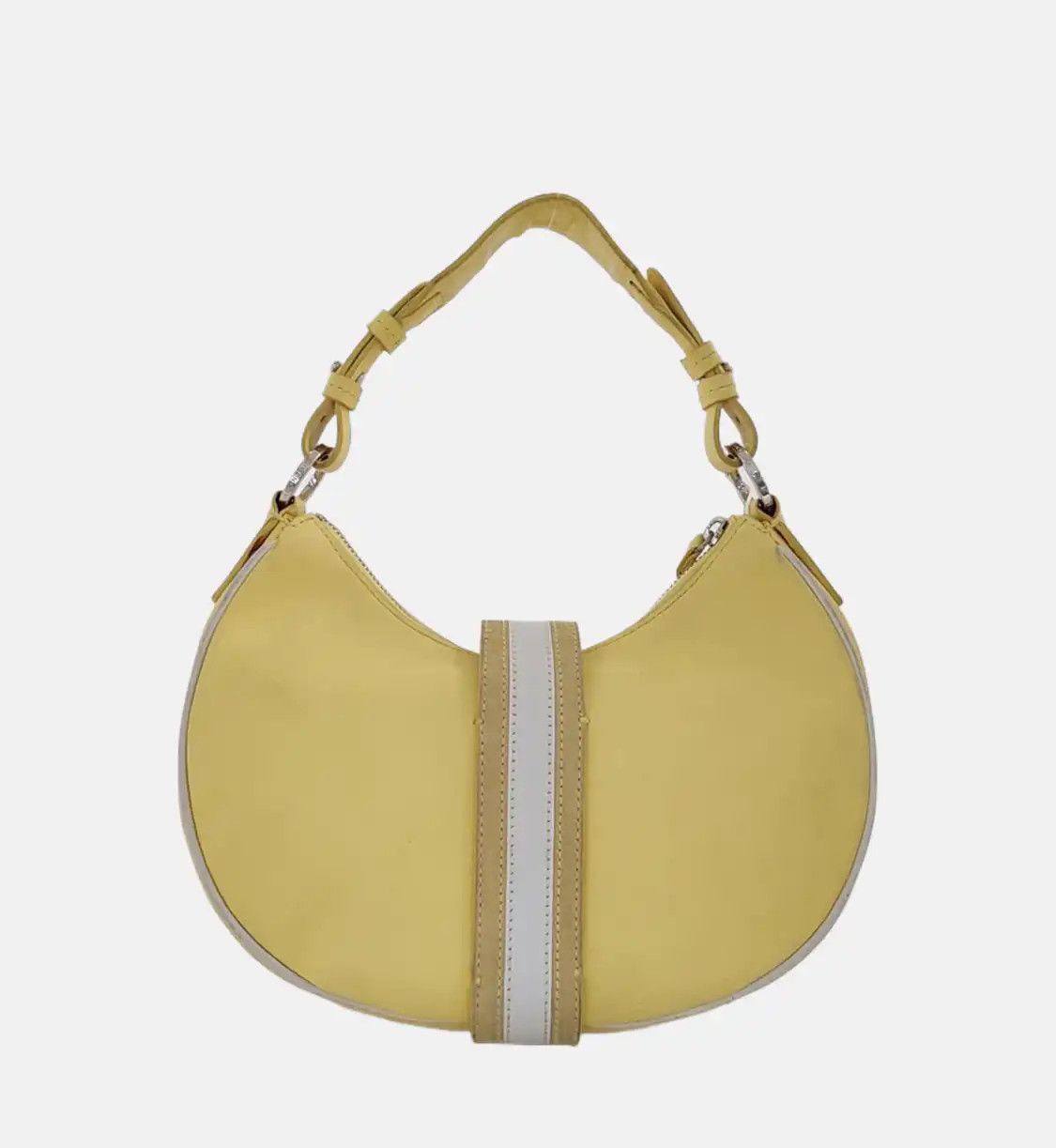 Givenchy GIVENCHY yellow cowhide leather handbag silver hardware detachable strap Size ONE SIZE - 5 Thumbnail