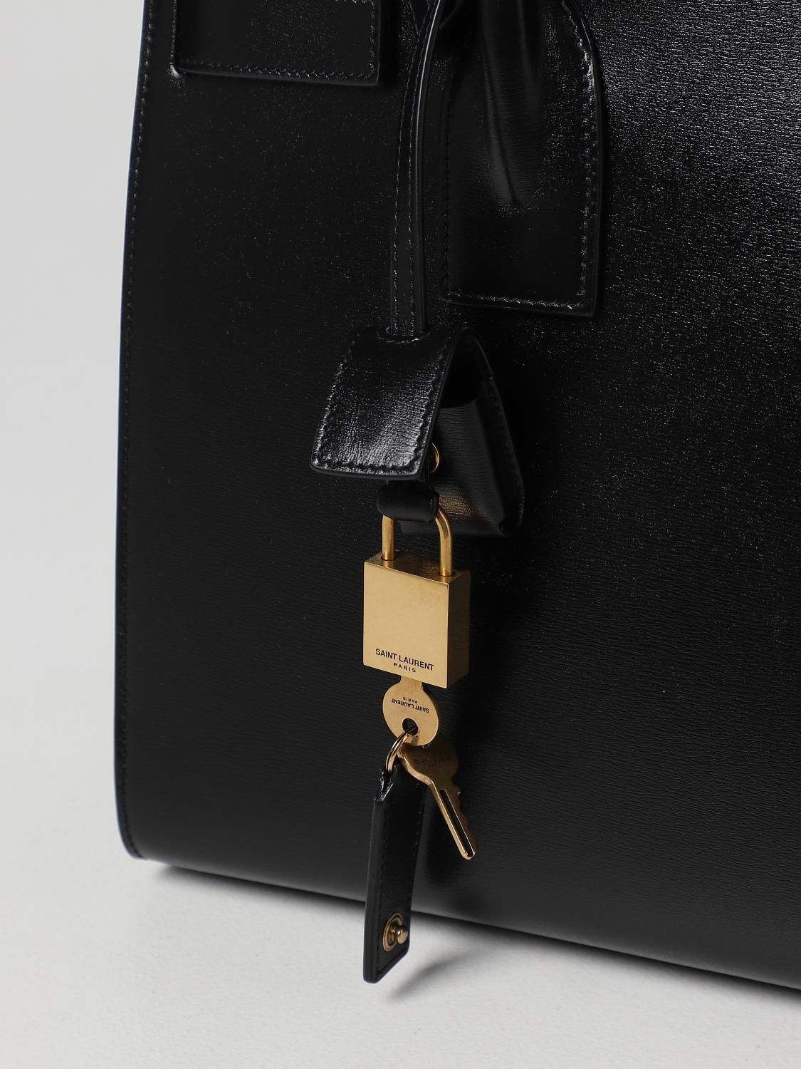 Yves Saint Laurent Saint Laurent Sac de Jour Bag in Black Leather Size ONE SIZE - 9 Thumbnail