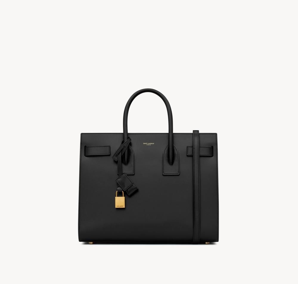 Yves Saint Laurent Saint Laurent Sac de Jour Bag in Black Leather Size ONE SIZE - 11 Thumbnail