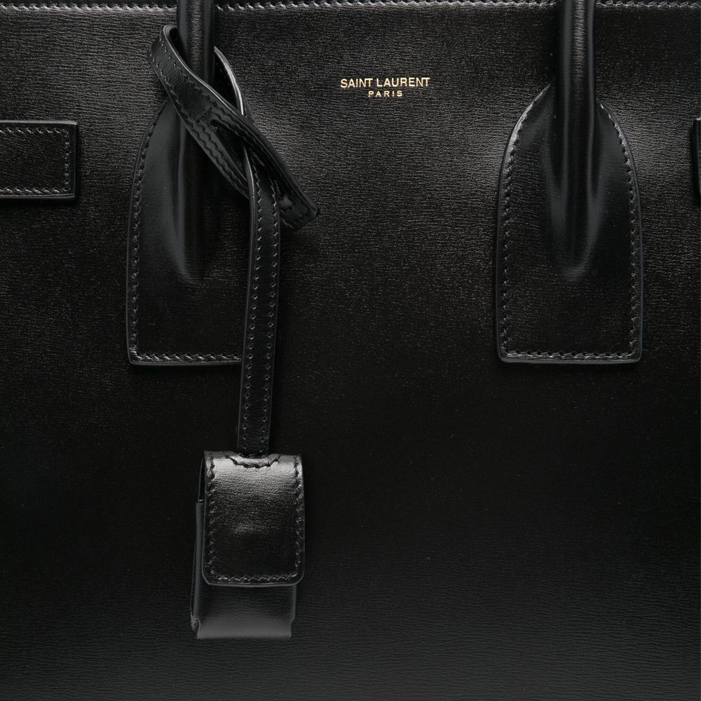 Yves Saint Laurent Saint Laurent Sac de Jour Bag in Black Leather Size ONE SIZE - 8 Thumbnail