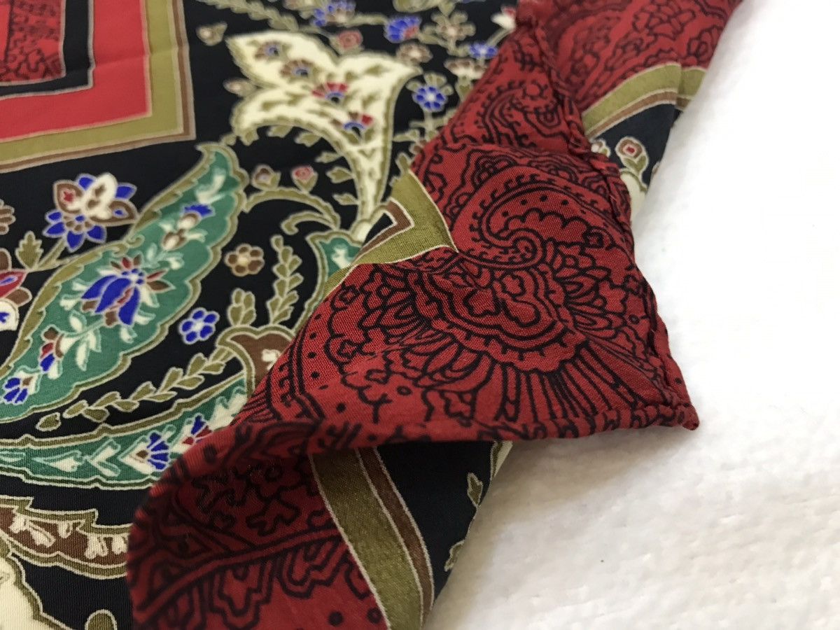 Other × Yves Saint Laurent 💥💥YVES SAINT LAURENT YSL SILK SCARF FLORAL PAISLEY PATTERN Size ONE SIZE - 5 Thumbnail