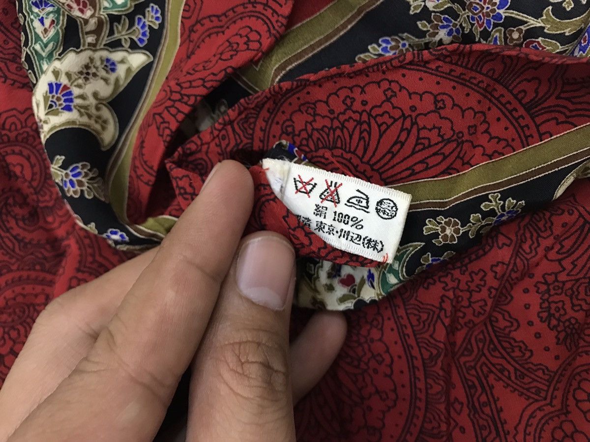 Other × Yves Saint Laurent 💥💥YVES SAINT LAURENT YSL SILK SCARF FLORAL PAISLEY PATTERN Size ONE SIZE - 9 Thumbnail