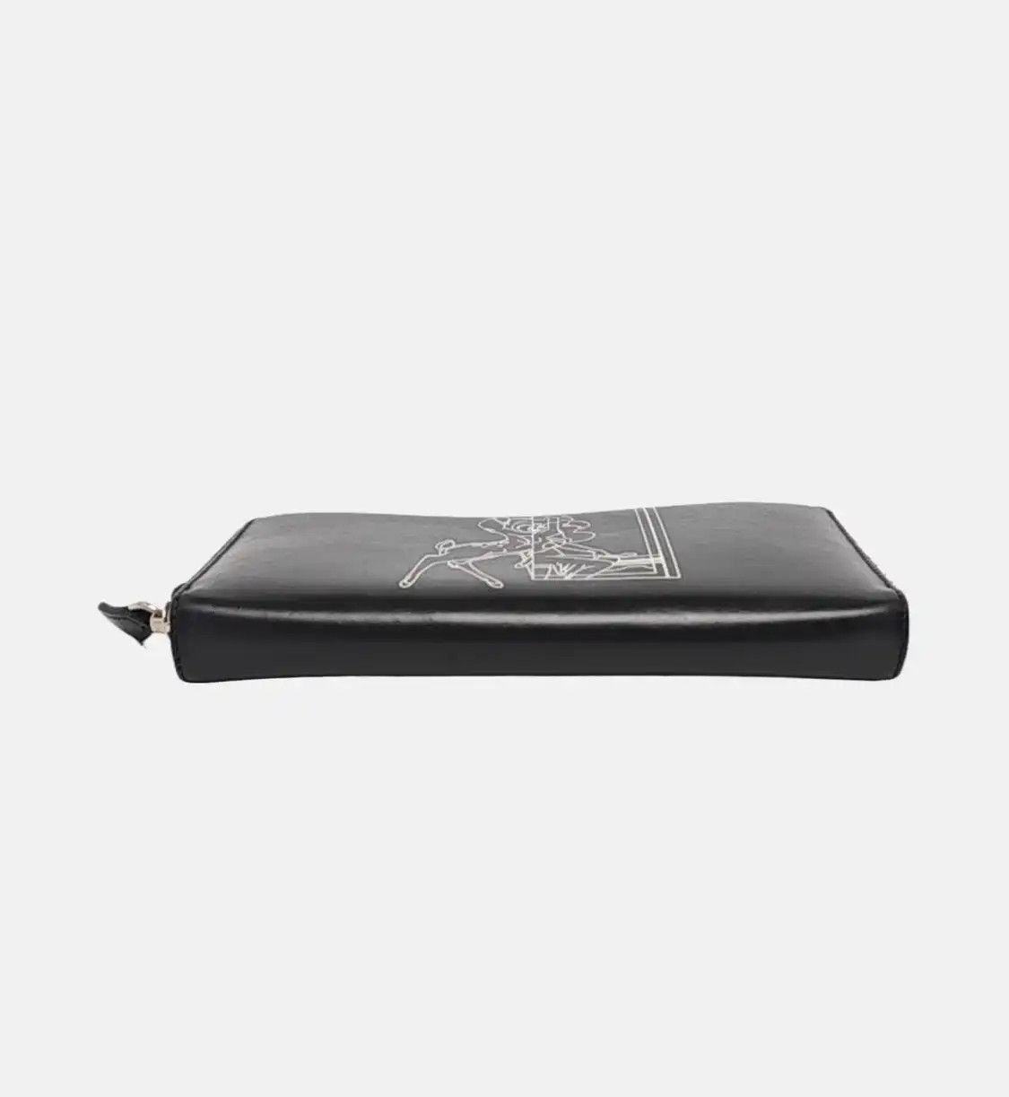Givenchy GIVENCHY black cowhide leather print wallet silver hardware Size ONE SIZE - 6 Thumbnail