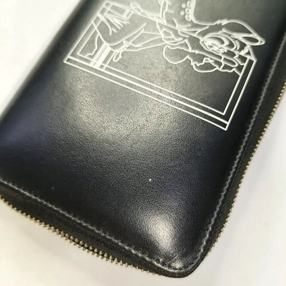 Givenchy GIVENCHY black cowhide leather print wallet silver hardware Size ONE SIZE - 8 Thumbnail