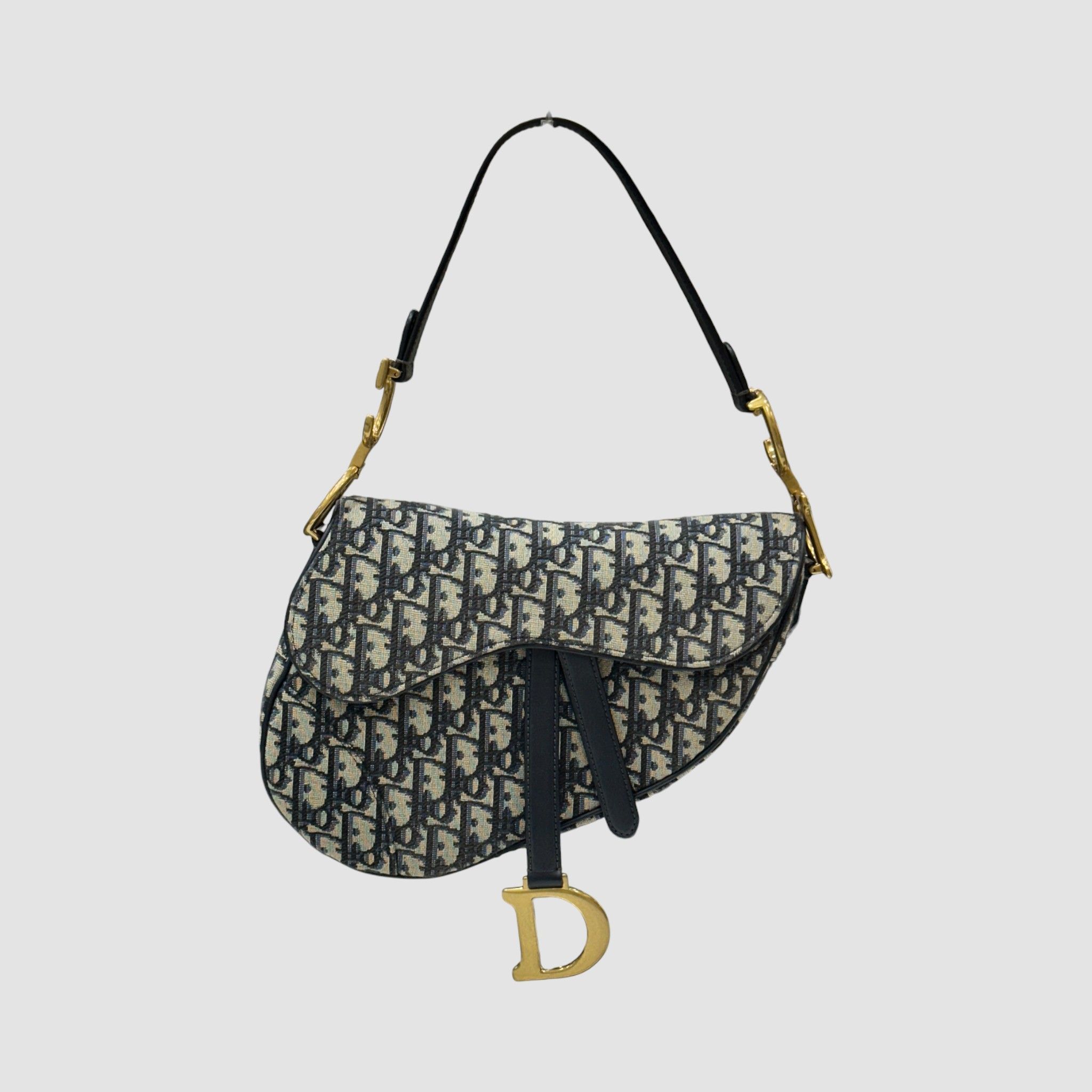 Dior Oblique Saddle Strap Bag Medium Size ONE SIZE - 2 Thumbnail