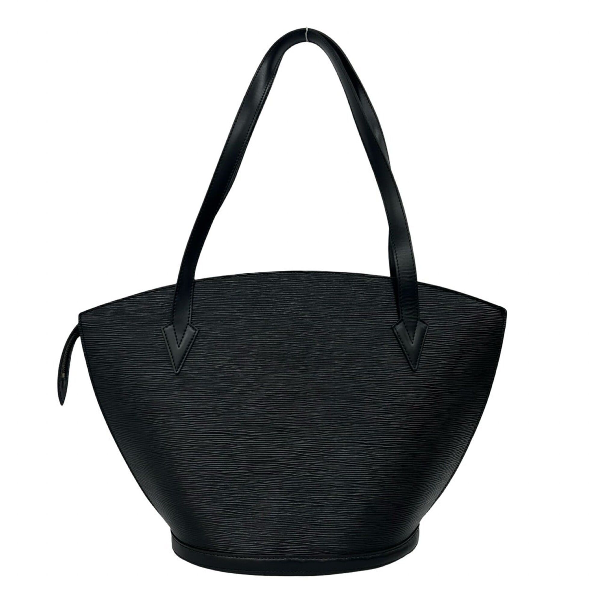 Louis Vuitton LOUIS VUITTON Saint Jacques Shopping Epi Leather Tote Bag Semi Shoulder Noir 481-7 Size ONE SIZE - 3 Thumbnail