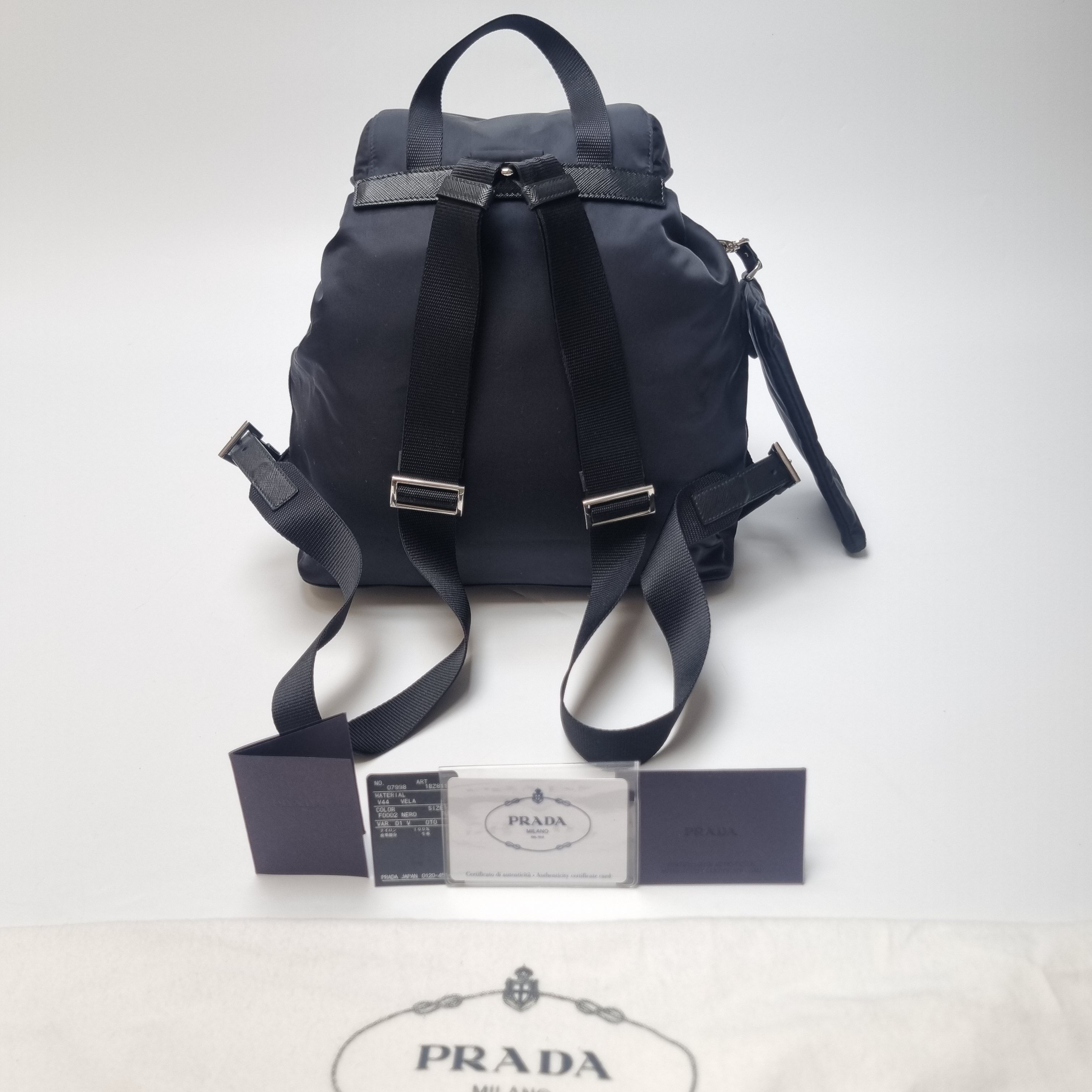 Prada Re-Nylon Backpack with Pouch (Top Quality, Full Set) Size ONE SIZE - 7 Thumbnail