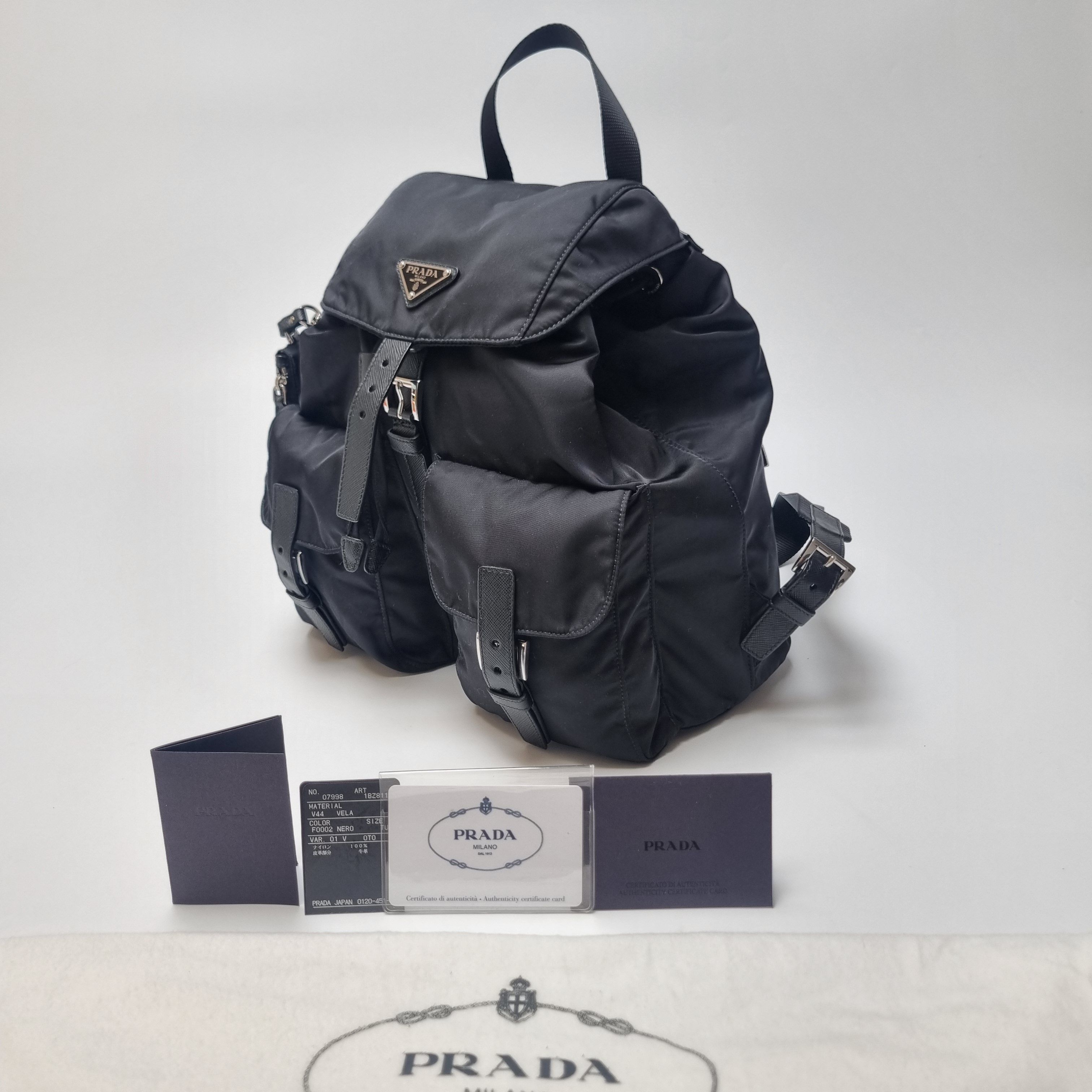 Prada Re-Nylon Backpack with Pouch (Top Quality, Full Set) Size ONE SIZE - 6 Thumbnail