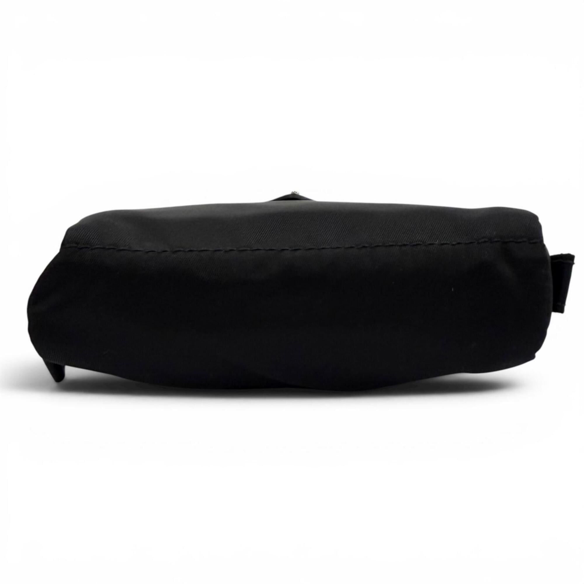 Prada PRADA 1ND339 Micro Re-Nylon Pouch with FRID Tag, Triangle Logo, Cosmetic Pouch, Black, Made in Italy, Women's, Dust Bag Size ONE SIZE - 5 Thumbnail