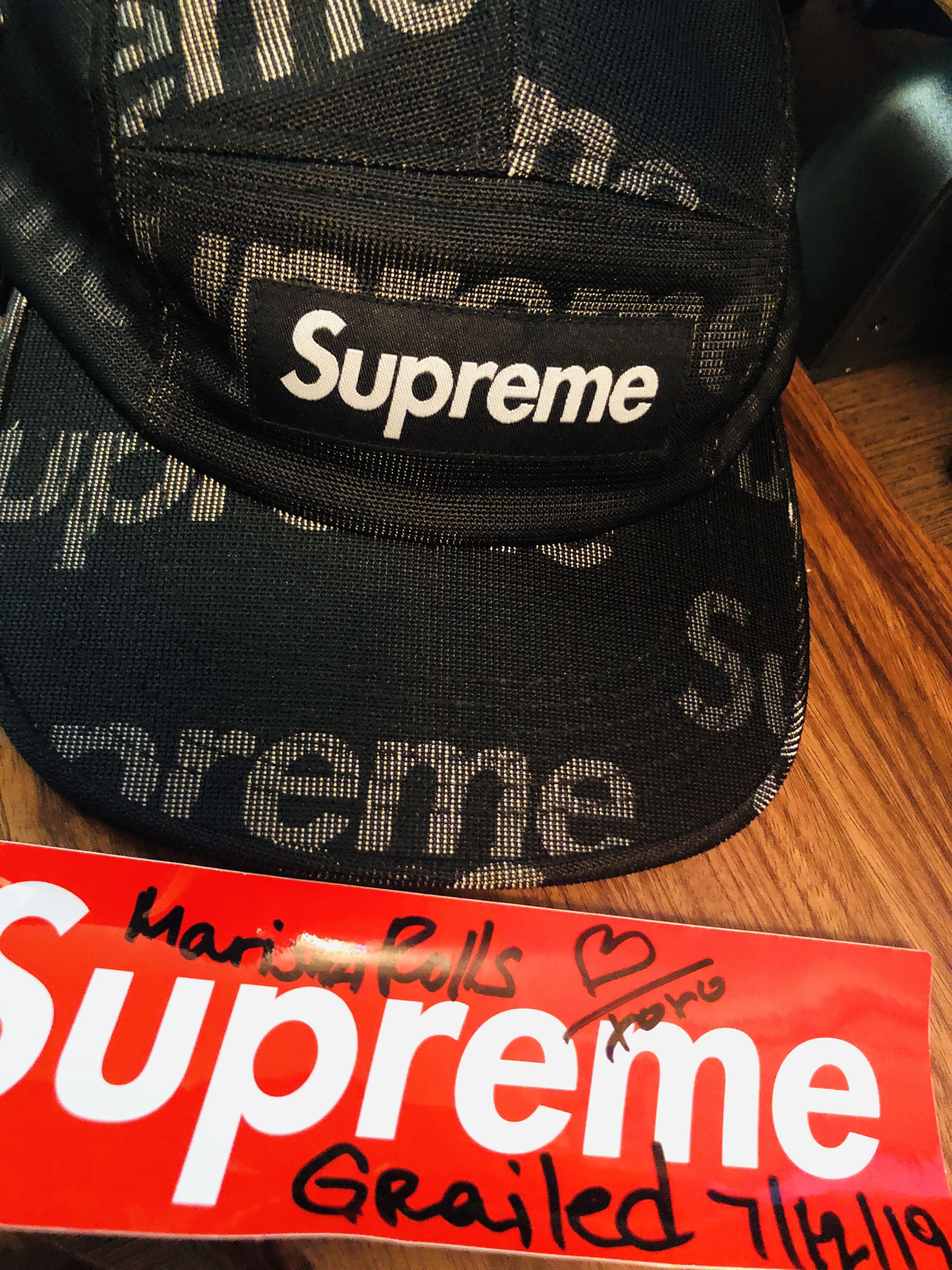 Supreme Supreme Lenticular Logo Camp Cap Black Grailed