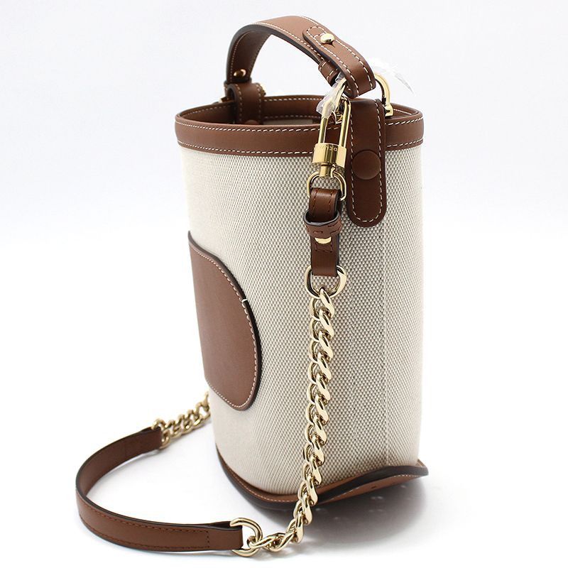 Delvaux Unused/ PIN Pang Pin Canvas Mini Bucket Bag Strap Size ONE SIZE - 3 Thumbnail