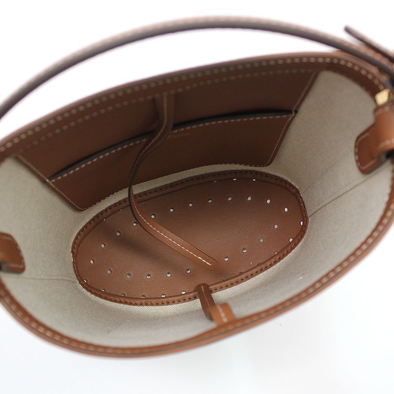 Delvaux Unused/ PIN Pang Pin Canvas Mini Bucket Bag Strap Size ONE SIZE - 9 Thumbnail