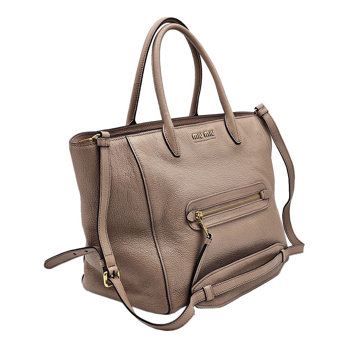 Miu Miu Indie Pink Leather Madras Size ONE SIZE - 4 Thumbnail