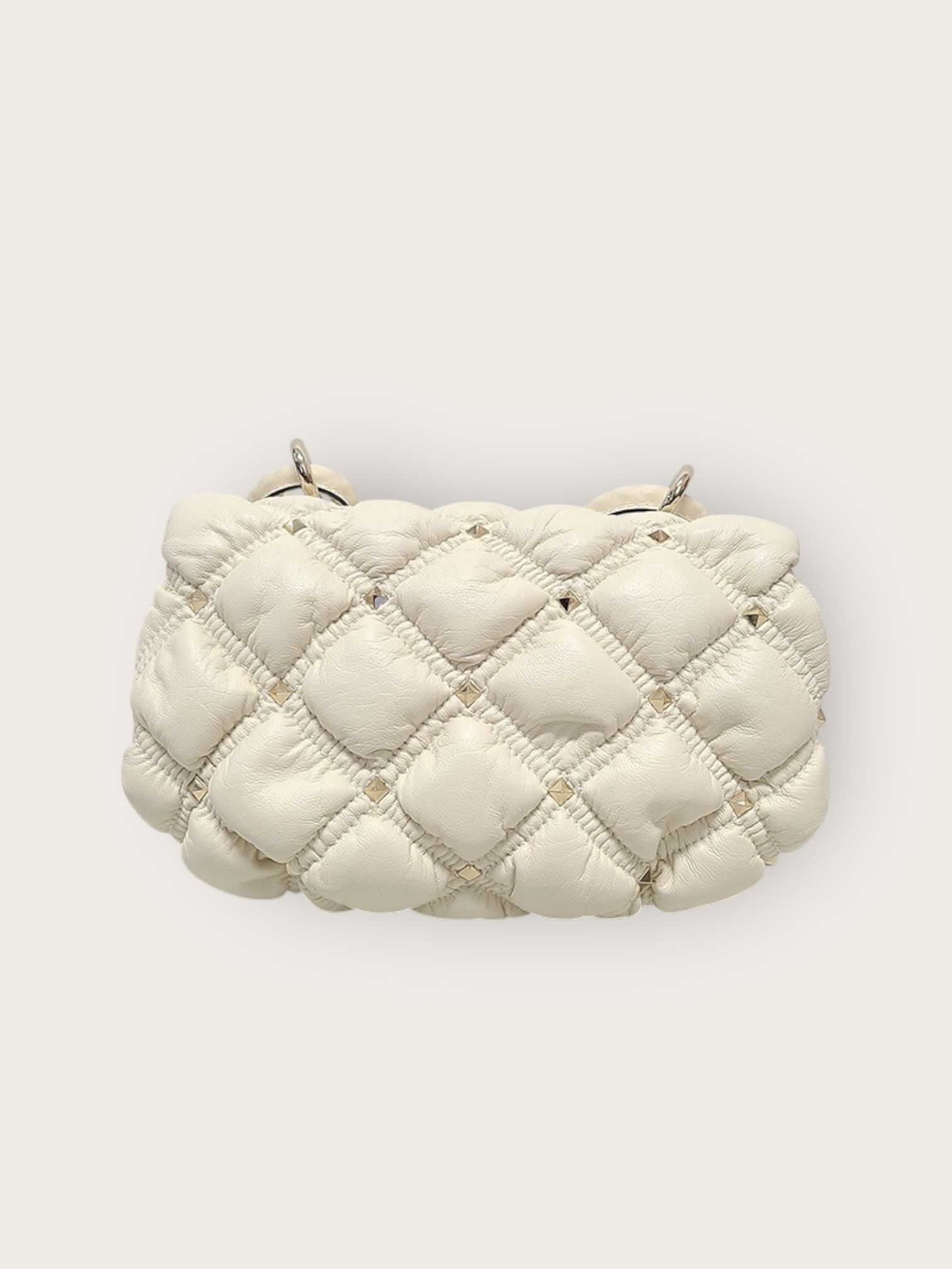 Valentino Diamond Quilted Spike Me Small Shoulder Bag Size ONE SIZE - 6 Thumbnail