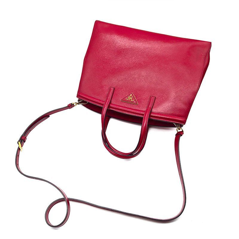 Prada Saffiano Vernice Tote and Shoulder Bag Size ONE SIZE - 4 Thumbnail