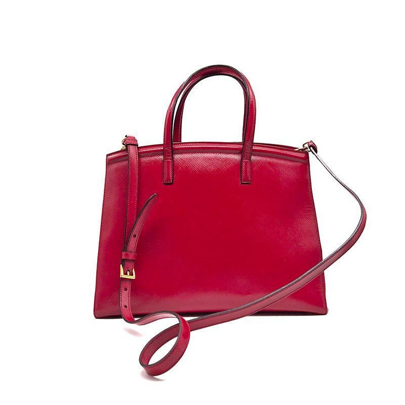 Prada Saffiano Vernice Tote and Shoulder Bag Size ONE SIZE - 3 Thumbnail