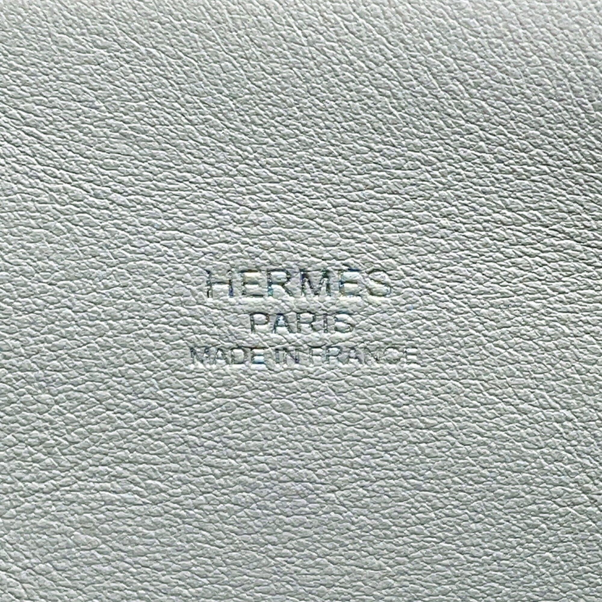 Hermes Hermes Bolide 1923 25 Verso Bleu Lin Glacier Evercolor U stamp 2-way shoulder bag handbag HERMES Size ONE SIZE - 17 Thumbnail