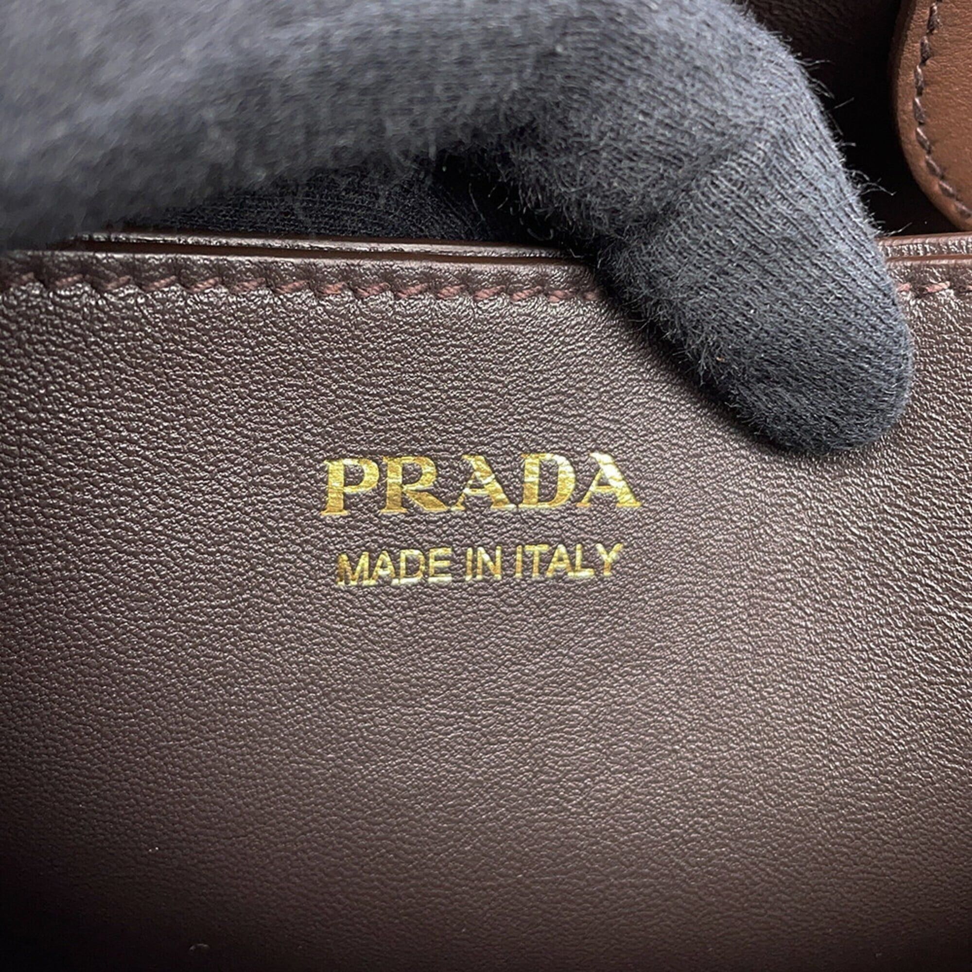 Prada Prada handbag, buckle, medium suede, 1BA434, PRADA 2-way shoulder bag, Size ONE SIZE - 15 Thumbnail