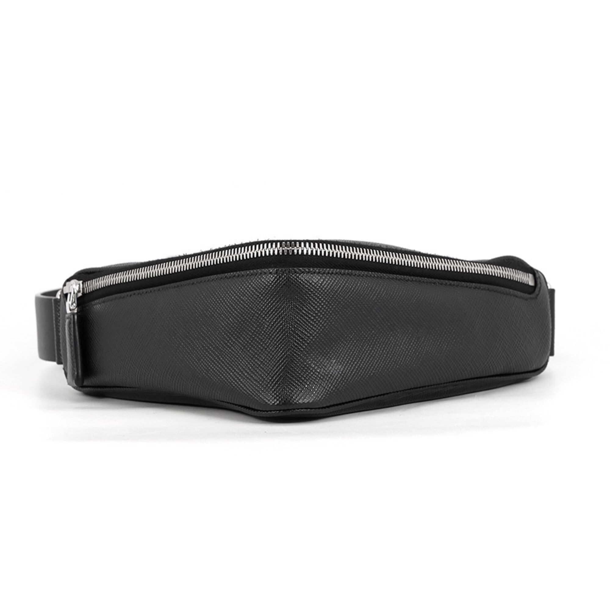 Prada Prada Triangle Shoulder Bag, Saffiano Leather, 2VL039, PRADA Body Black, Handbag, Size ONE SIZE - 3 Thumbnail