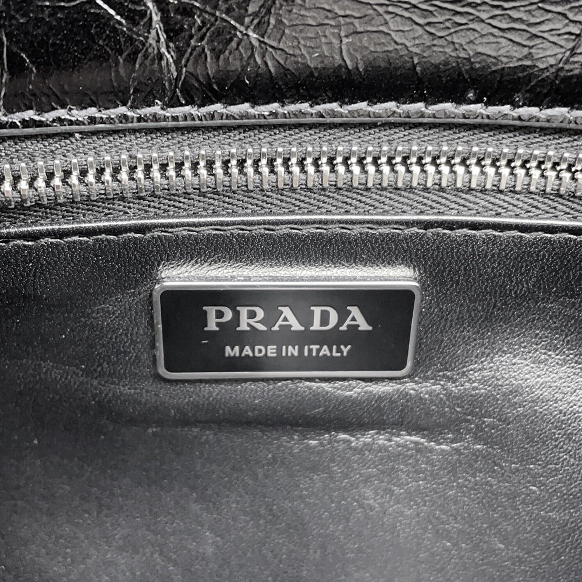 Prada Prada handbag, leather, 1BN026, PRADA 2-way shoulder bag, black, Size ONE SIZE - 14 Thumbnail