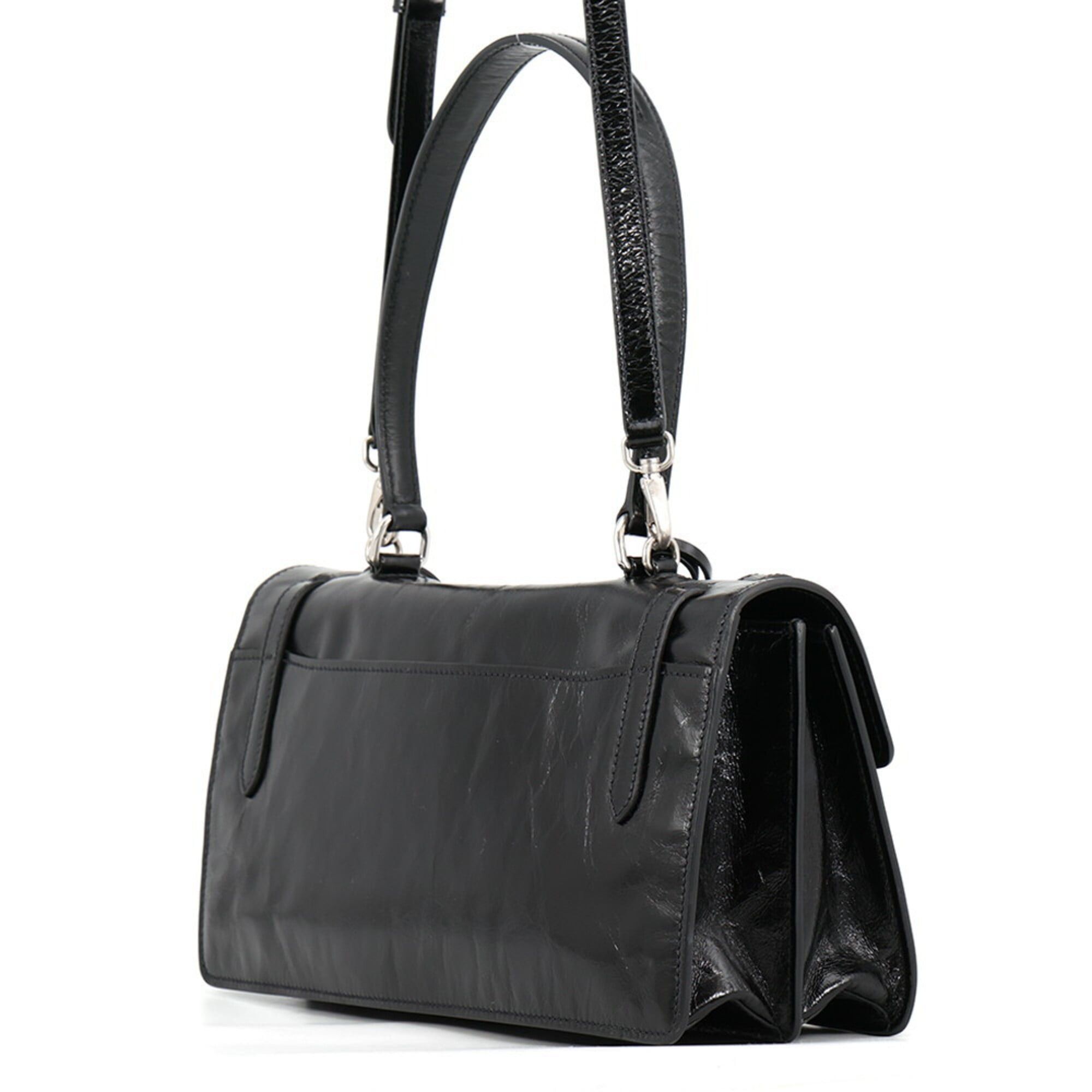 Prada Prada handbag, leather, 1BN026, PRADA 2-way shoulder bag, black, Size ONE SIZE - 2 Thumbnail