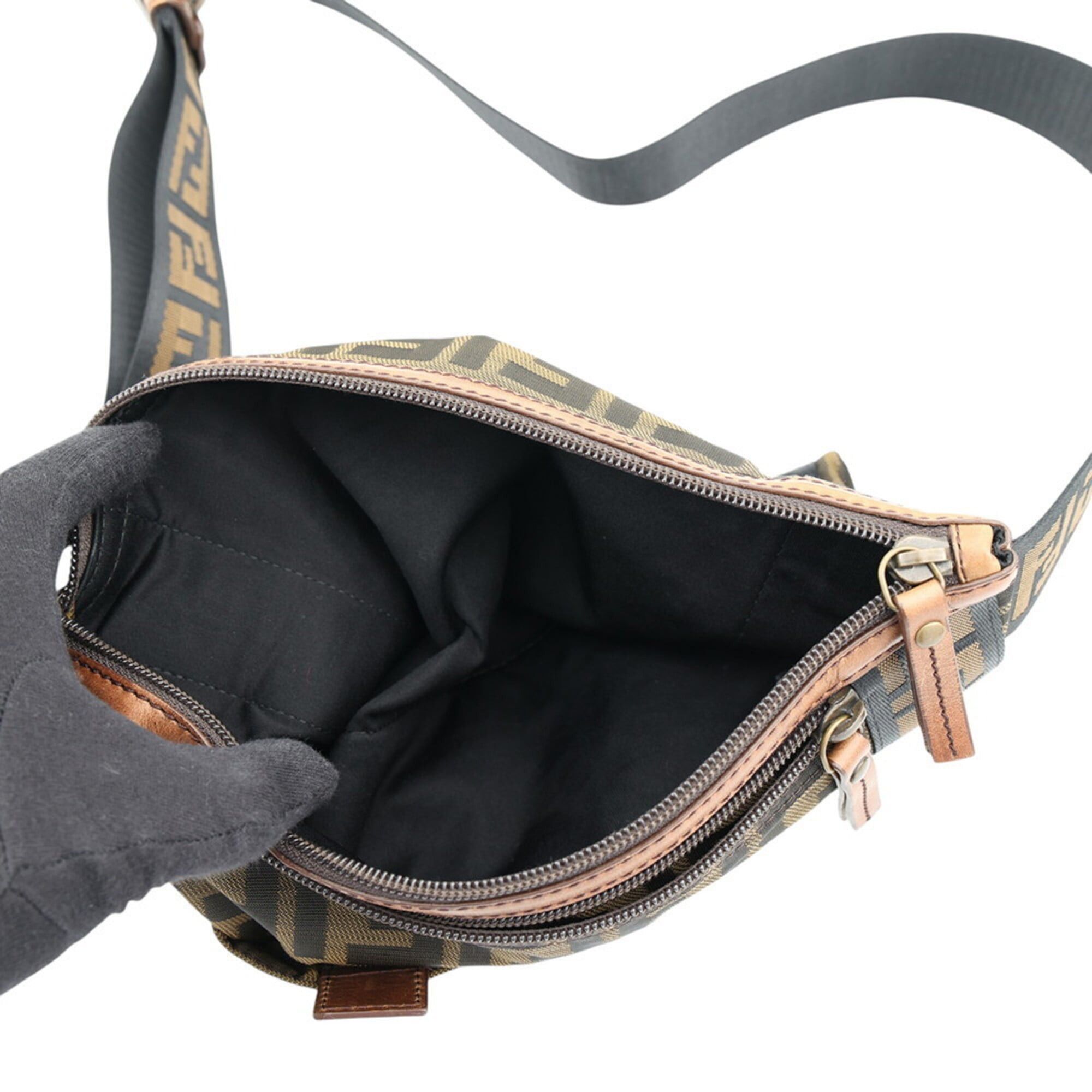 Fendi Fendi Body Bag, Zucca Pattern, Canvas, 7VA187, FENDI Handbag, Size ONE SIZE - 6 Thumbnail