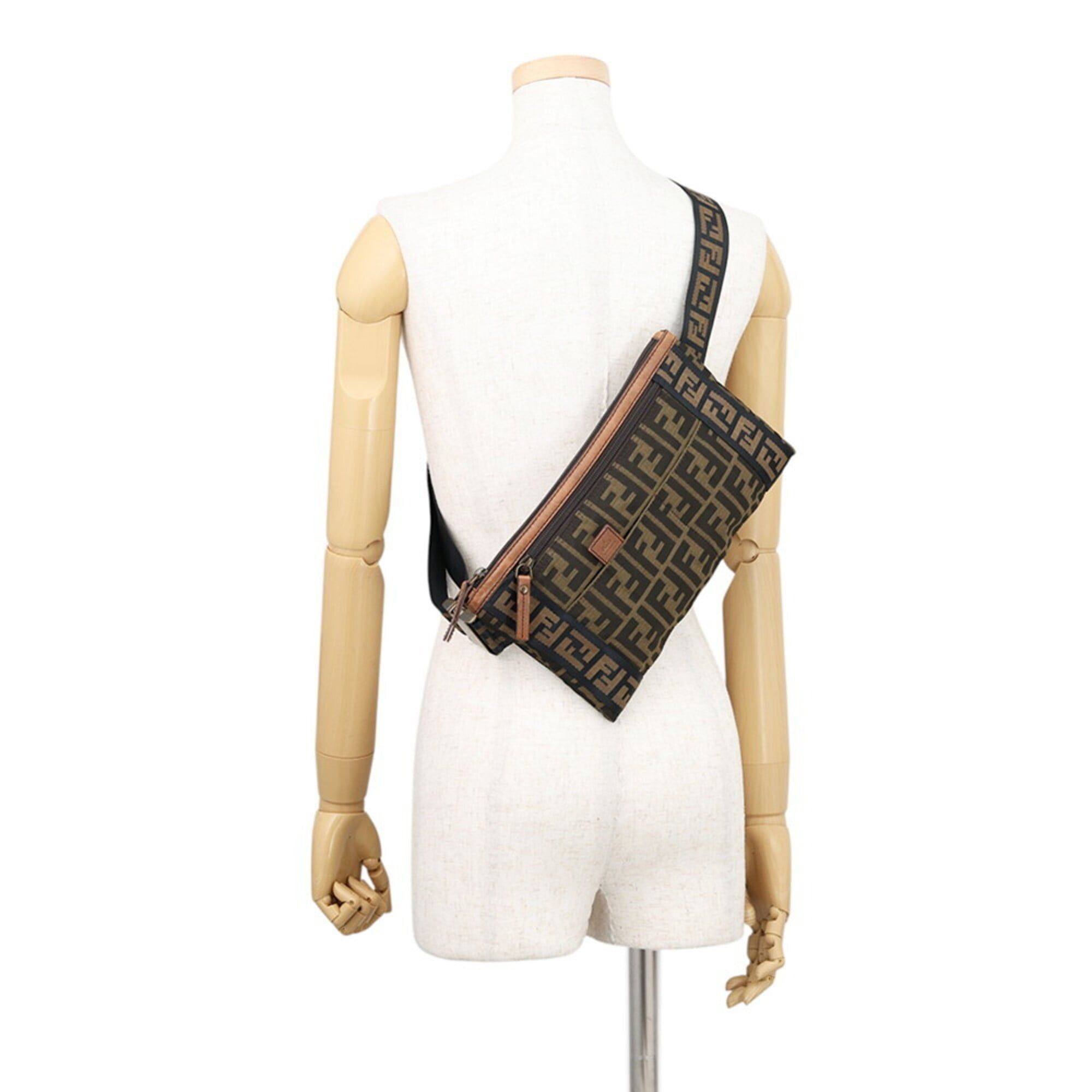 Fendi Fendi Body Bag, Zucca Pattern, Canvas, 7VA187, FENDI Handbag, Size ONE SIZE - 5 Thumbnail