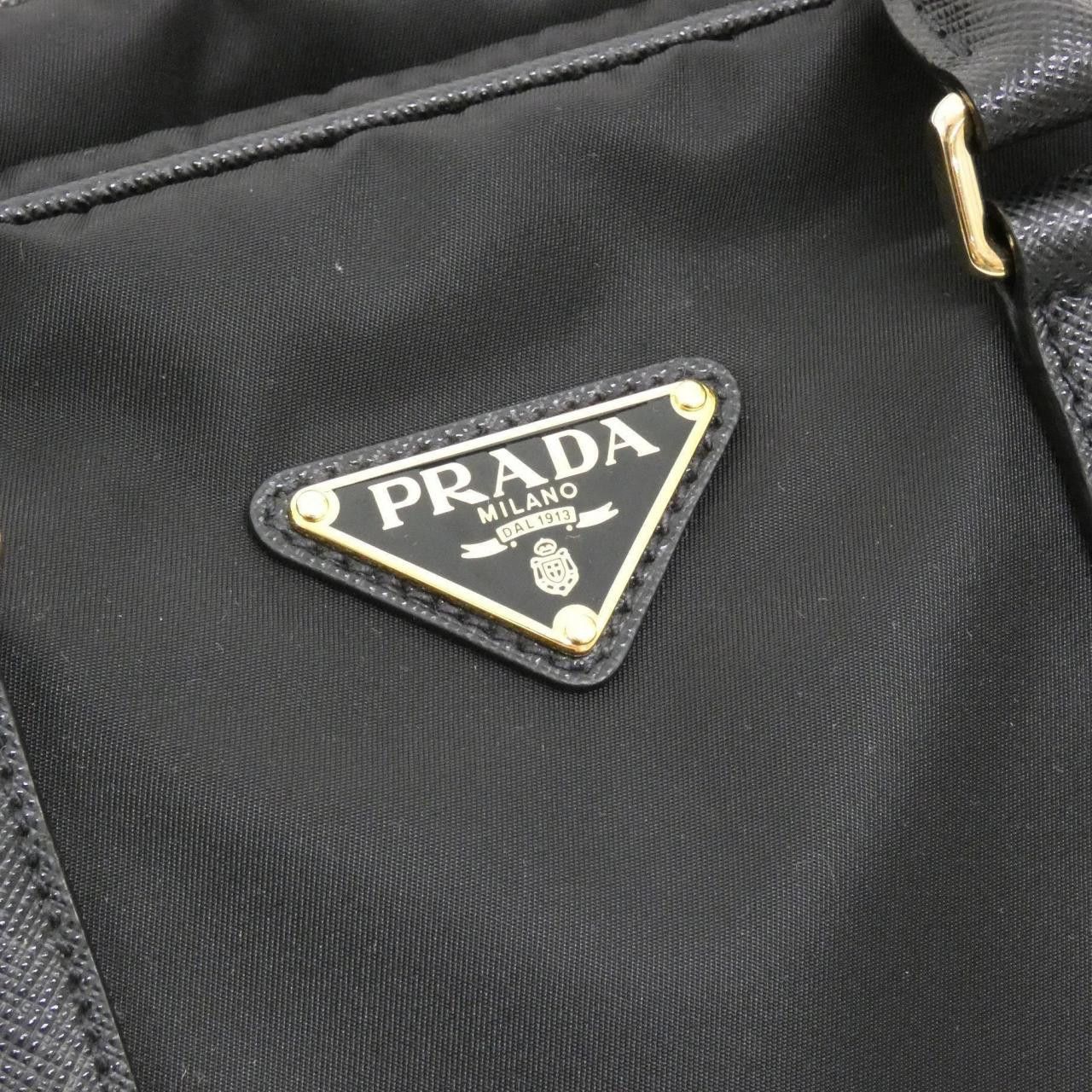 Prada Prada Prada Tessuto Saffiano Boston Bag Textile Travel Bag DUTY FREE for USA Size ONE SIZE - 6 Thumbnail