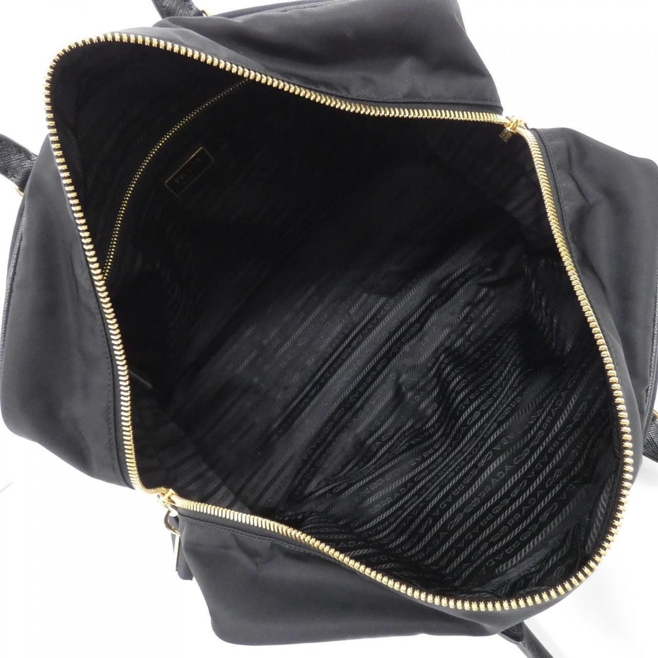 Prada Prada Prada Tessuto Saffiano Boston Bag Textile Travel Bag DUTY FREE for USA Size ONE SIZE - 8 Thumbnail