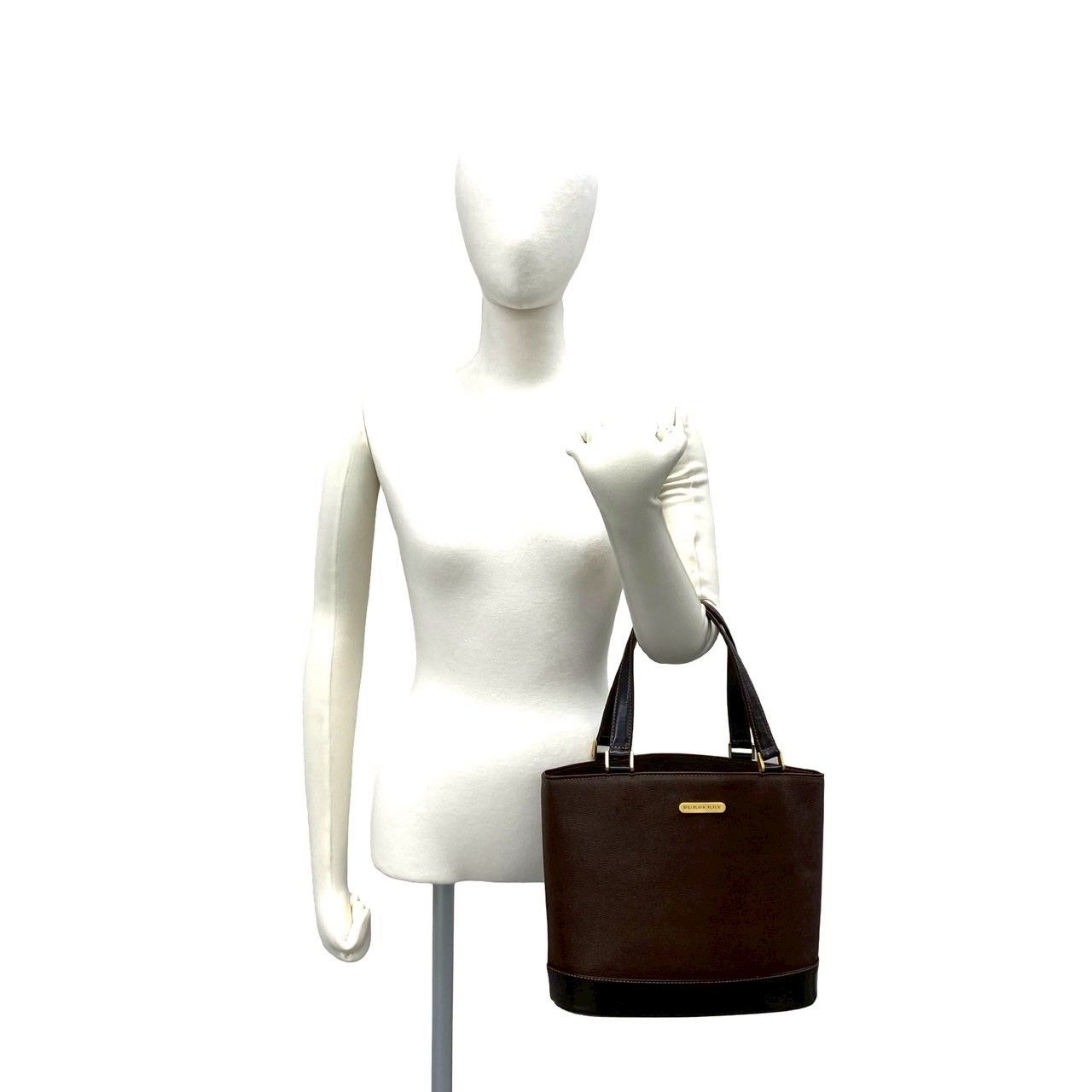 Burberry Burberry Burberry Leather Handbag Leather Tote Bag DUTY FREE for USA Size ONE SIZE - 3 Thumbnail