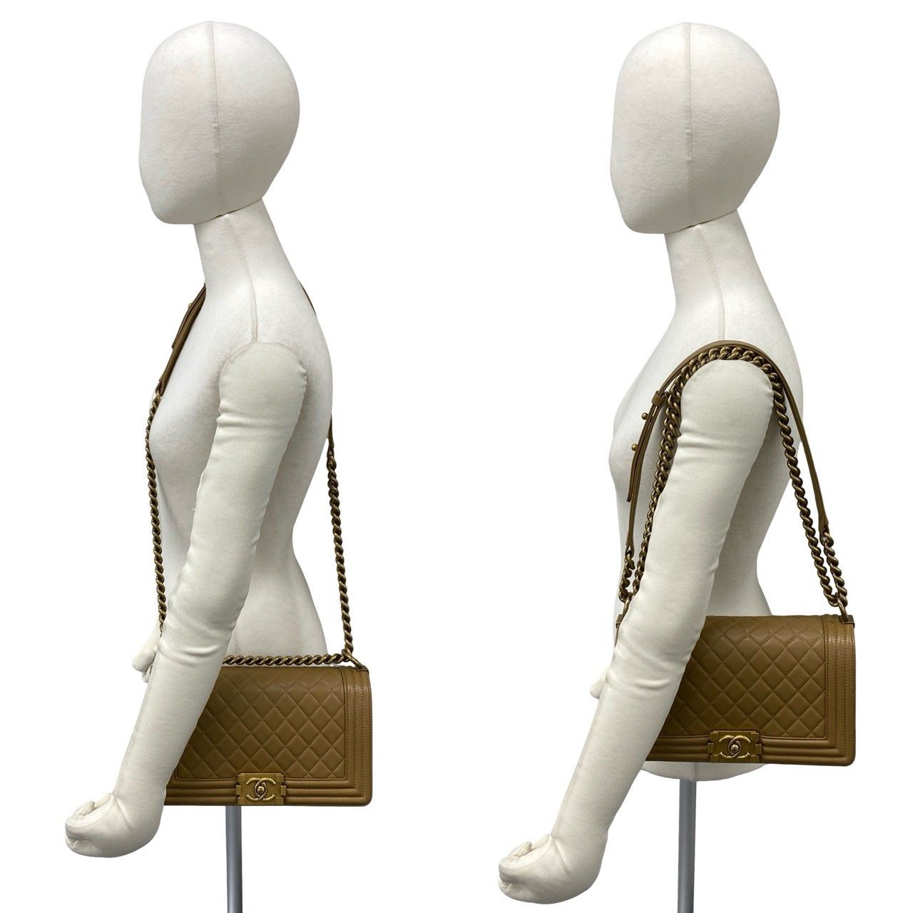 Chanel Chanel Chanel Boy Chanel Lambskin Shoulder Bag Leather Shoulder Bag DUTY FREE for USA Size ONE SIZE - 3 Thumbnail