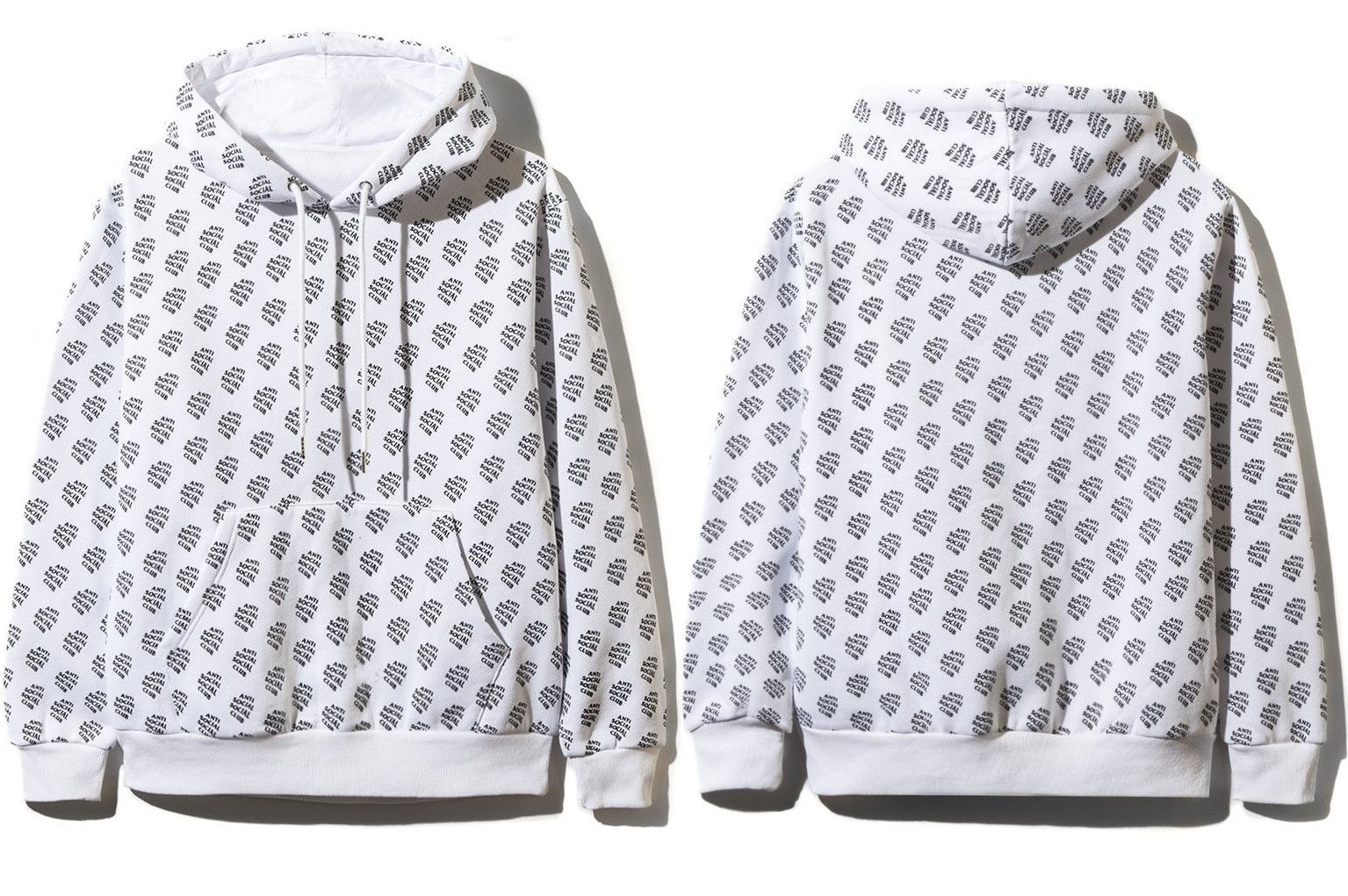 DS Anti Social Social Club SS19 ASSC Black Logo ALL Over You White