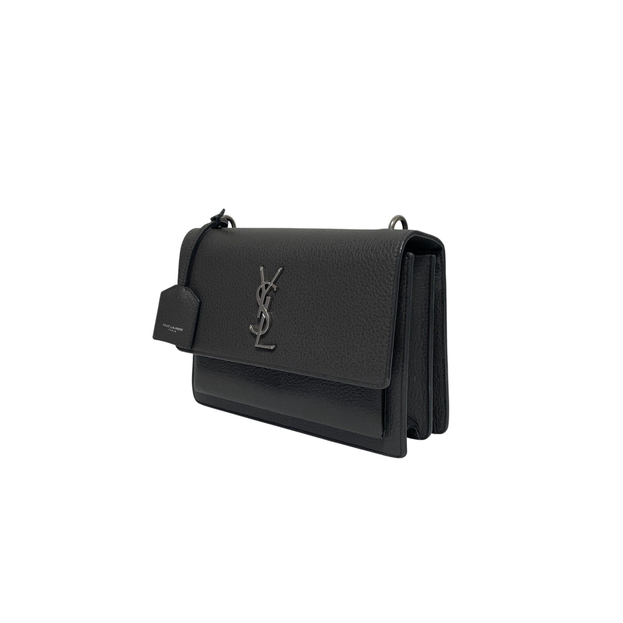 Yves Saint Laurent Medium Sunset Satchel Shoulder Bag and Crossbody Bag Size ONE SIZE - 3 Thumbnail