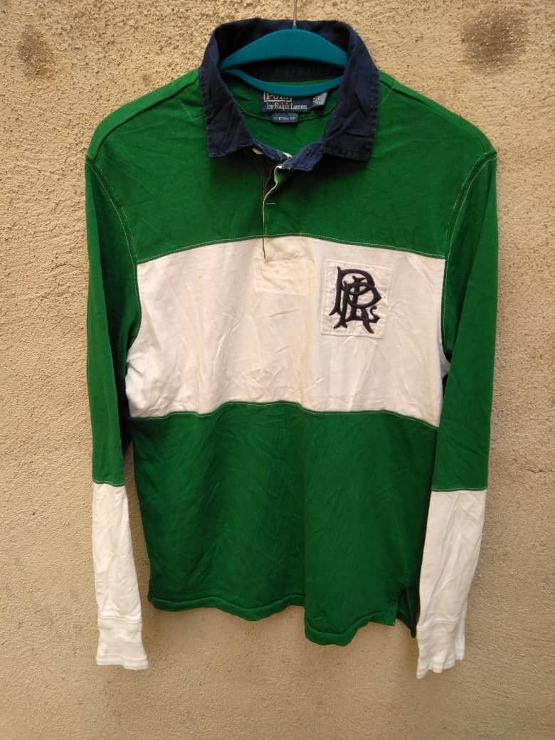 Rugby Ralph Lauren POLO RALPH LAUREN BIG LOGO STRIPED RUGBY SHIRTS Size US M / EU 48-50 / 2 - 1 Thumbnail