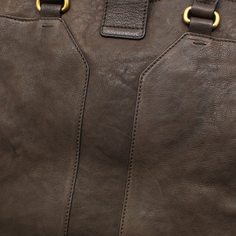 Yves Saint Laurent Yves Saint Laurent Cabas Chyc Medium Gold Logo Tote Bag Size ONE SIZE - 8 Thumbnail