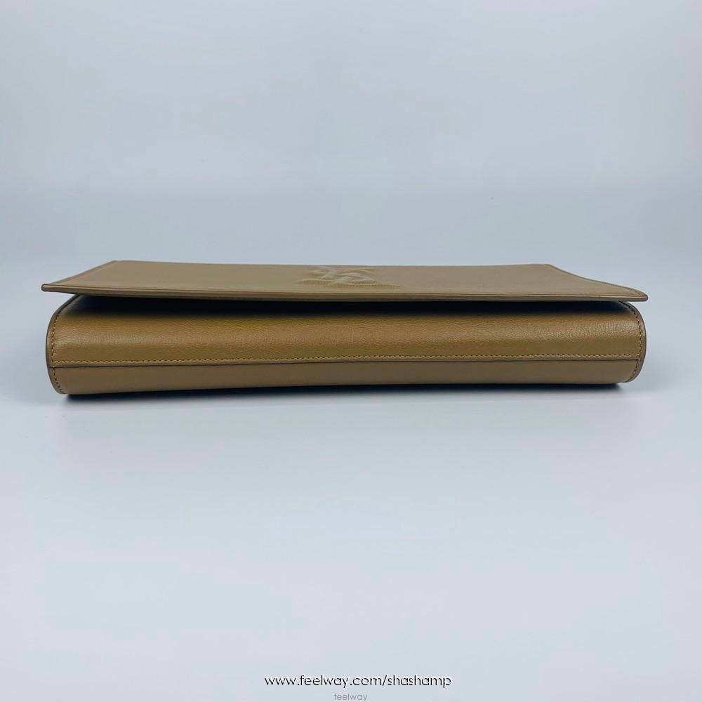 Yves Saint Laurent Brown Clutch Bag Size ONE SIZE - 4 Thumbnail