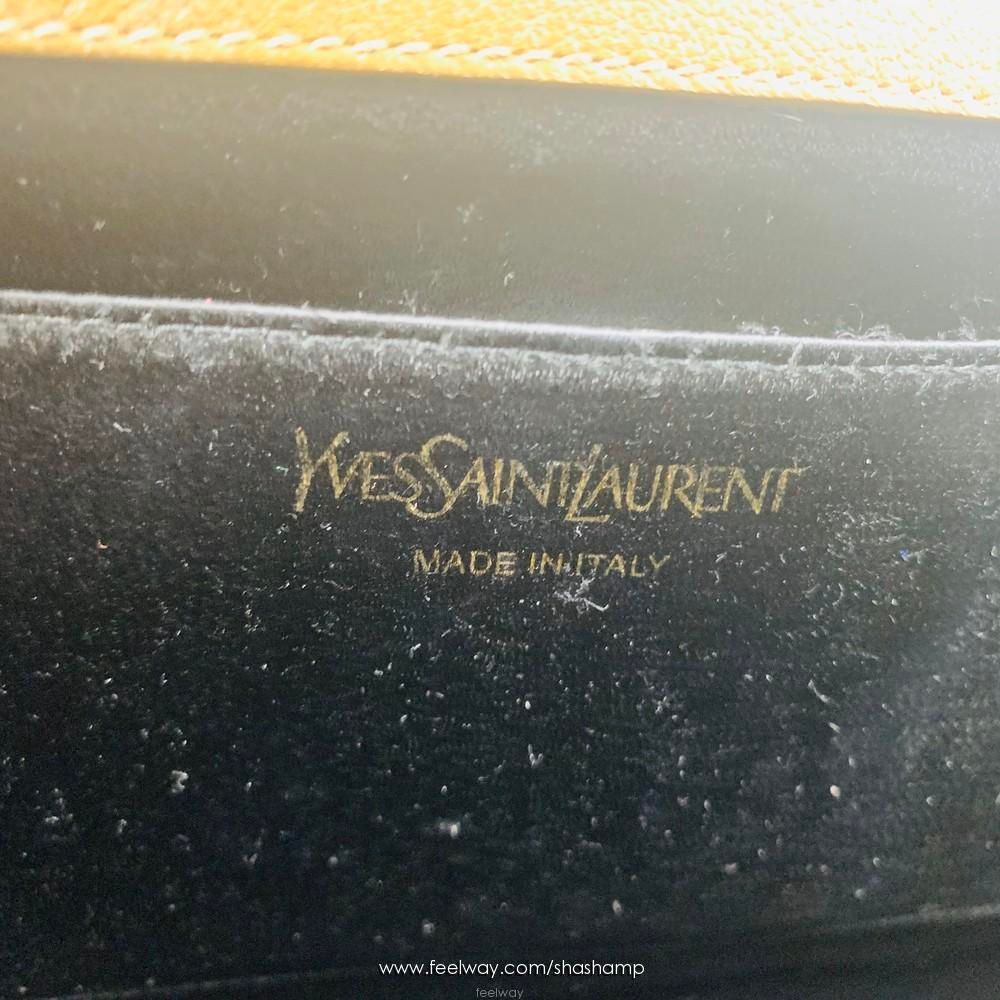 Yves Saint Laurent Brown Clutch Bag Size ONE SIZE - 7 Thumbnail