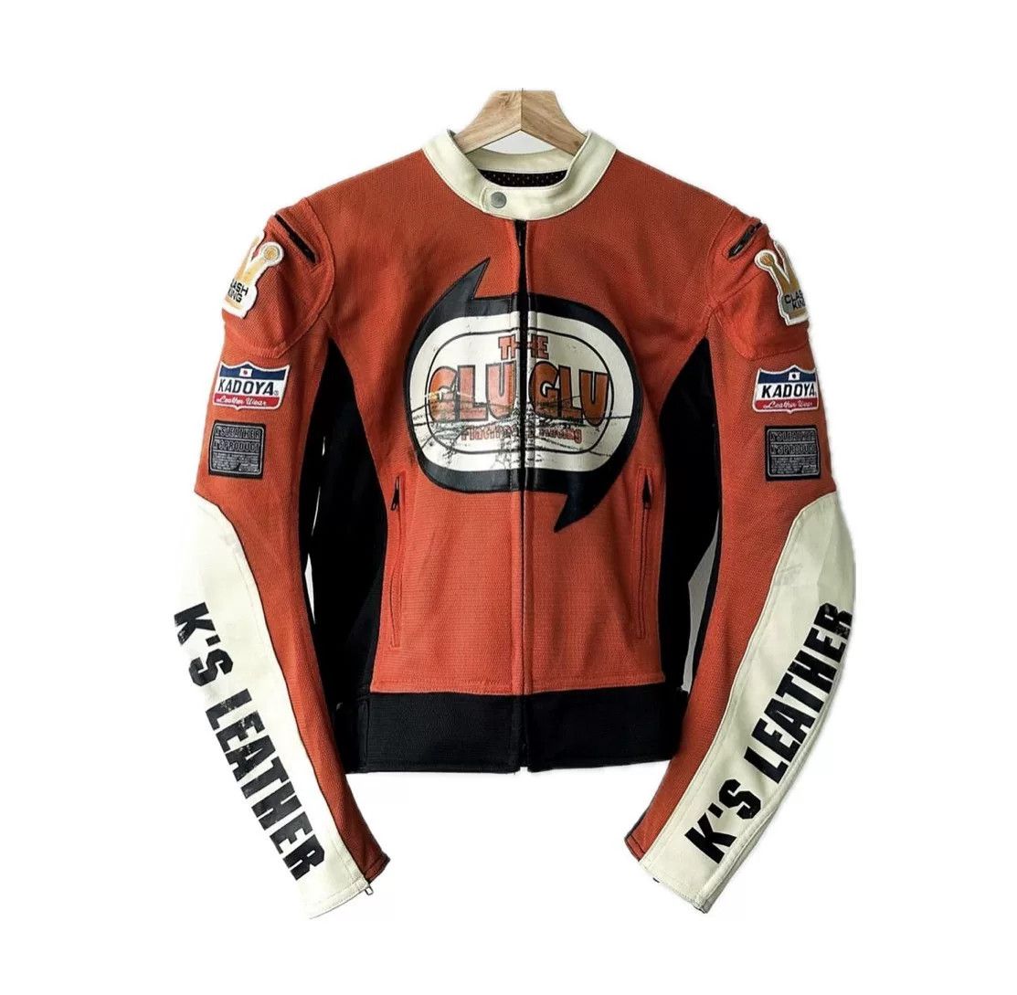 furlong220yards！KADOYA CLASH KING Kadoya Kadoya K's Leather Clash King Mesh Jacket Size M | Grailed