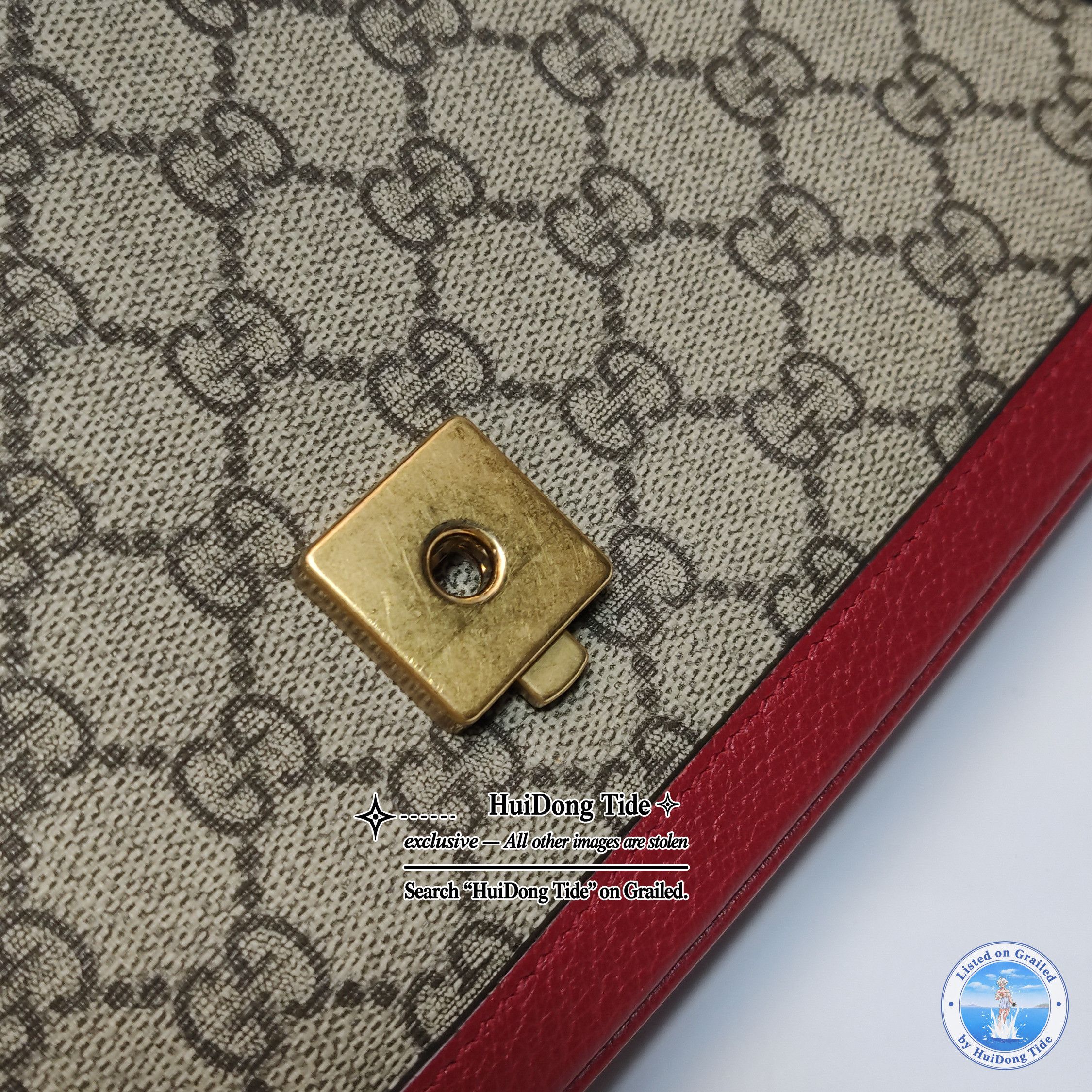 Gucci Gucci Queen Margaret Bee Stripe Shoulder Bag Size ONE SIZE - 13 Thumbnail