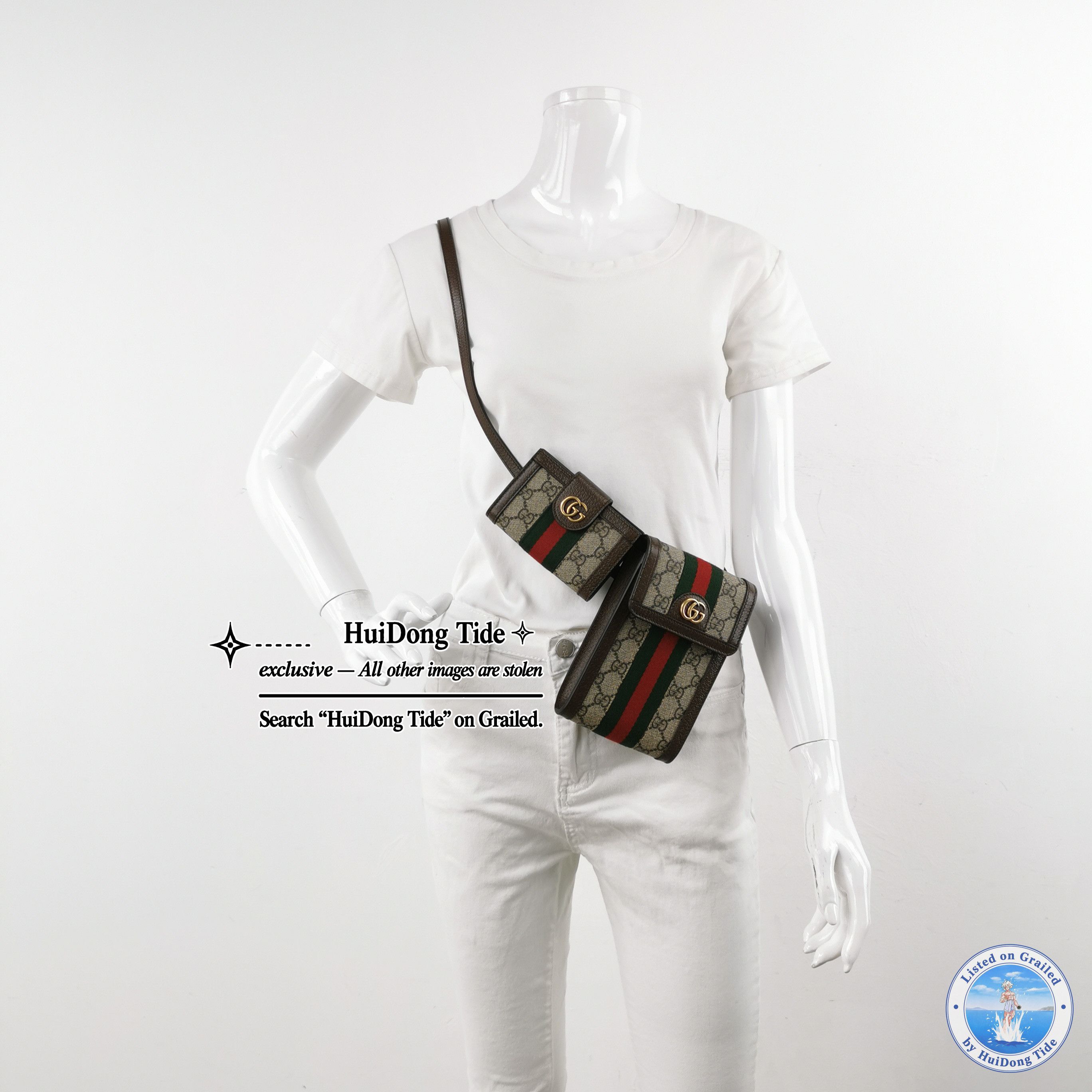 Gucci Gucci Ophidia GG Supreme Belt Bag Size ONE SIZE Size ONE SIZE - 2 Thumbnail