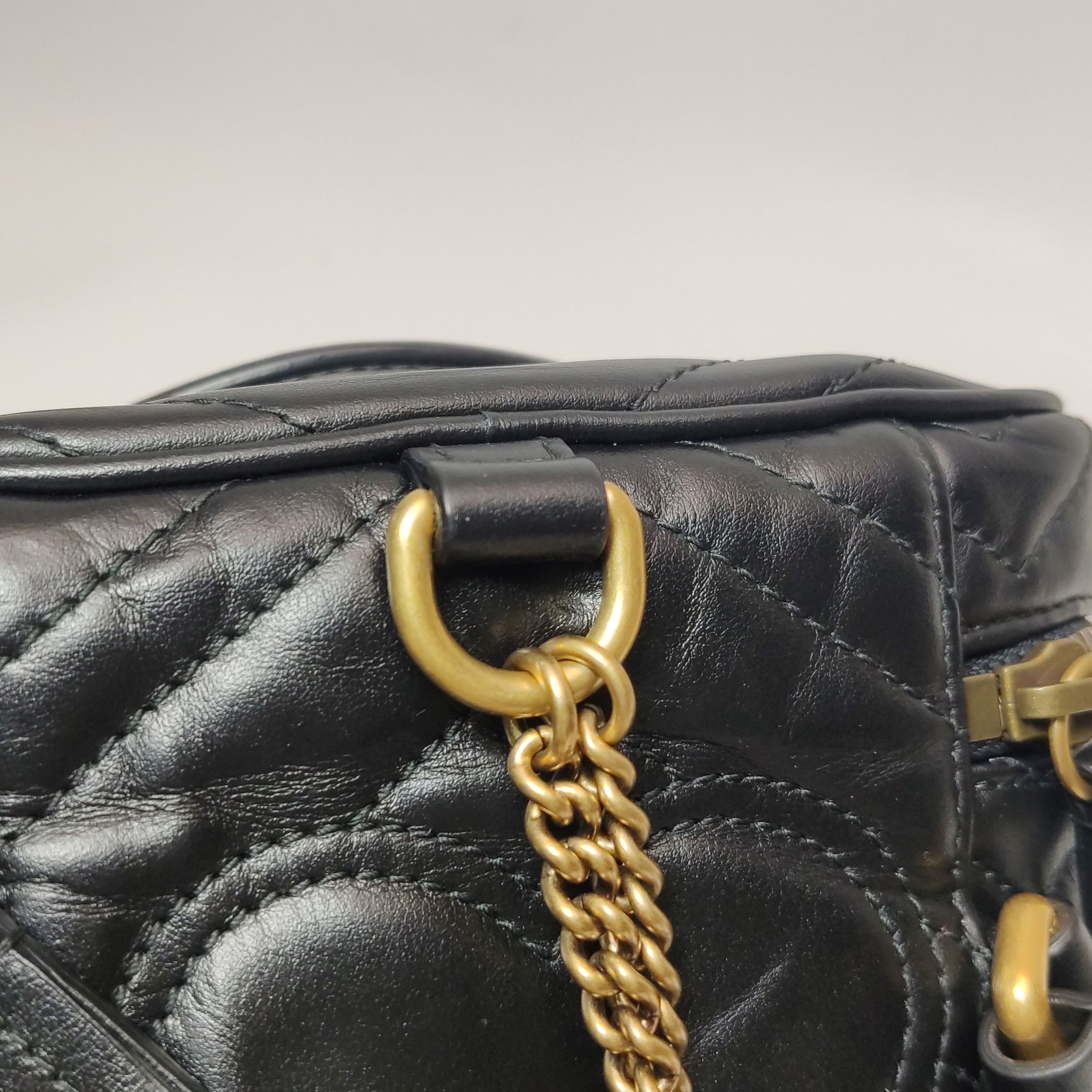 Gucci Gucci GG Marmont Matelasse Leather Mini Backpack One Size Size ONE SIZE - 11 Thumbnail