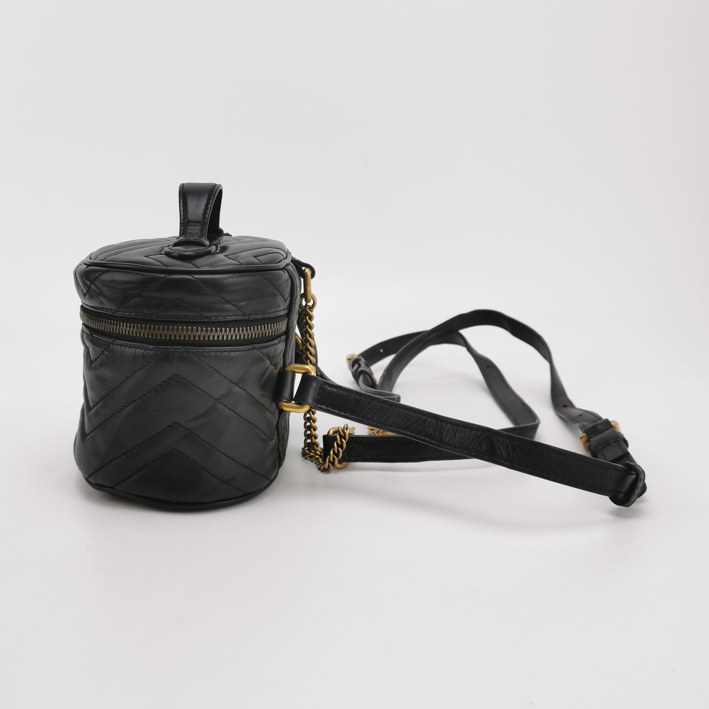 Gucci Gucci GG Marmont Matelasse Leather Mini Backpack One Size Size ONE SIZE - 3 Thumbnail