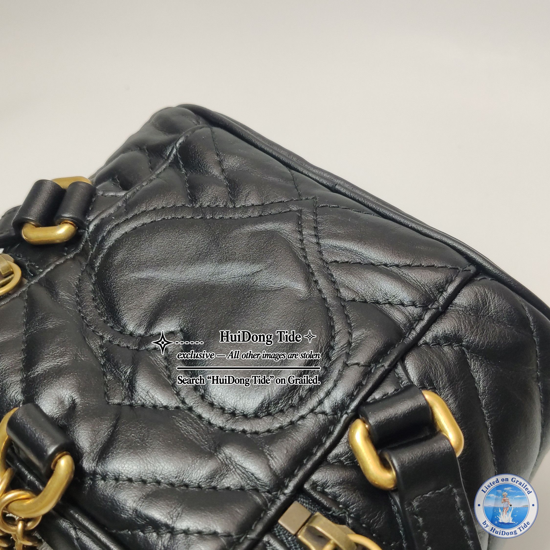 Gucci Gucci GG Marmont Matelasse Leather Mini Backpack One Size Size ONE SIZE - 16 Thumbnail