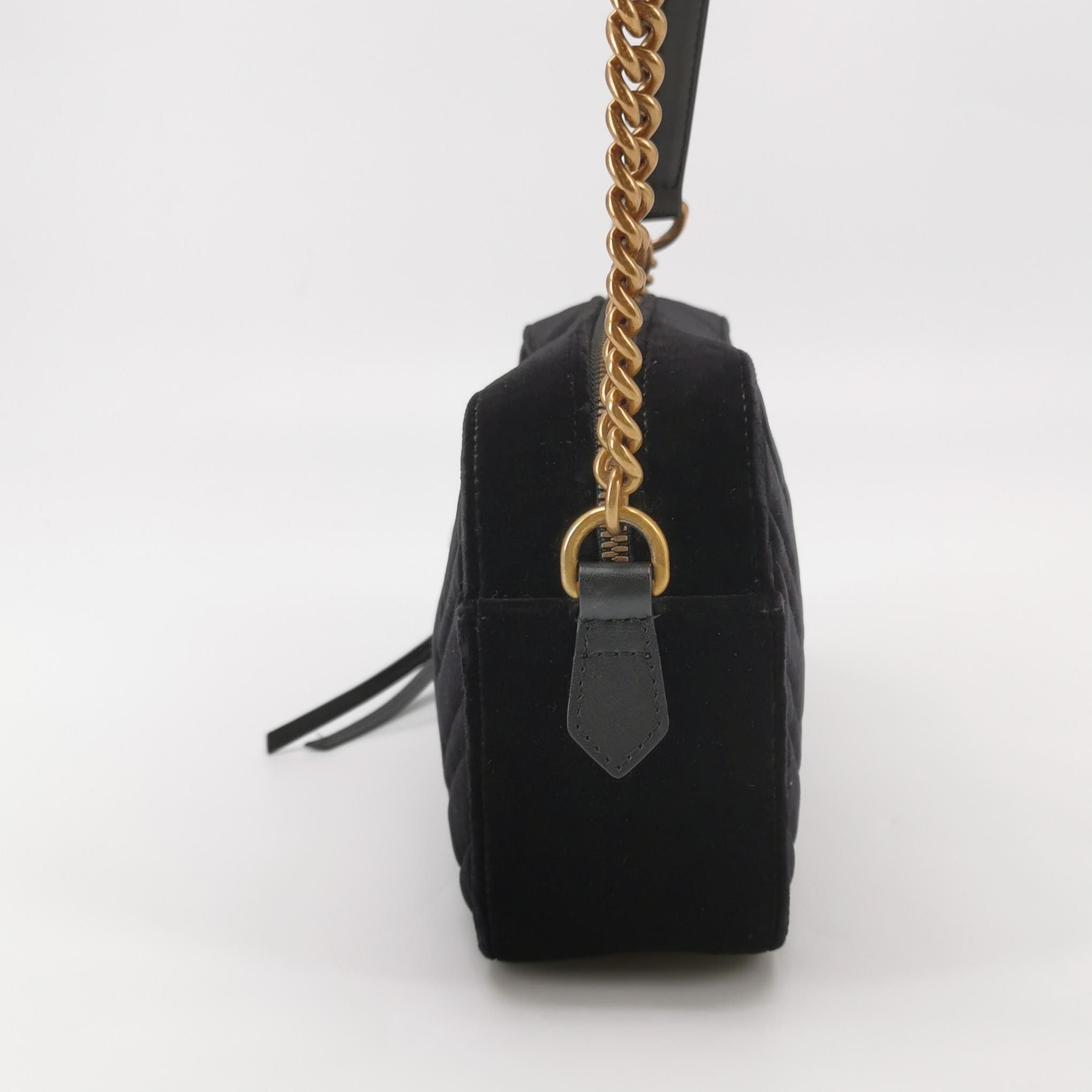 Gucci Gucci GG Marmont Velvet Camera Bag Size OS Size ONE SIZE - 3 Thumbnail