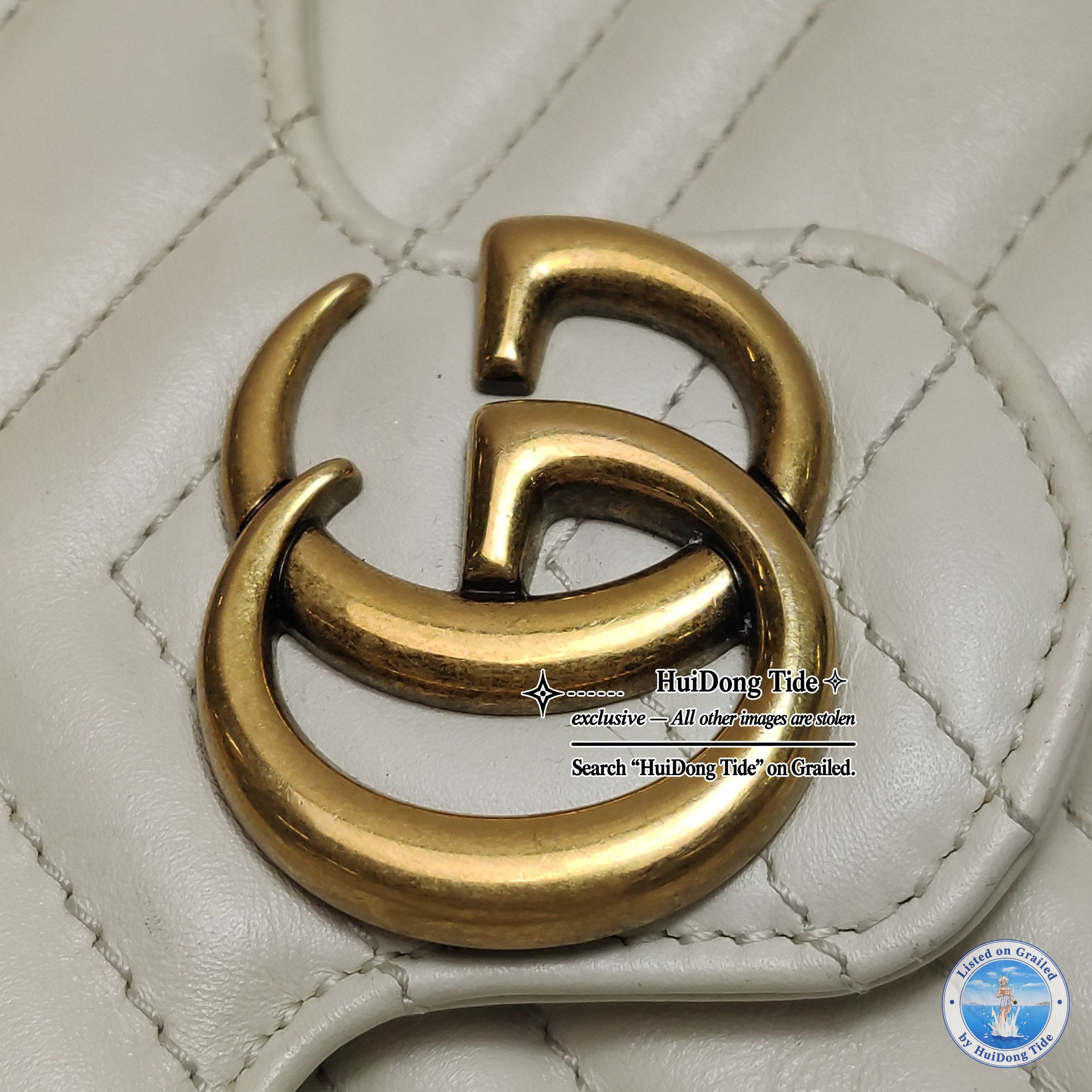 Gucci Gucci GG Marmont Mini Leather Shoulder Bag Size OS Size ONE SIZE - 12 Thumbnail