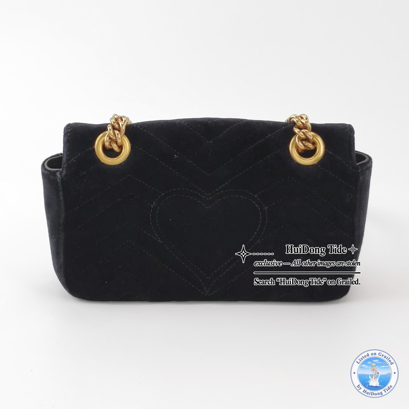 Gucci Gucci GG Marmont Velvet Shoulder Bag Size ONE SIZE - 5 Thumbnail